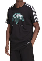 T-SHIRT E CANOTTE Nero/verde Adidas Originals