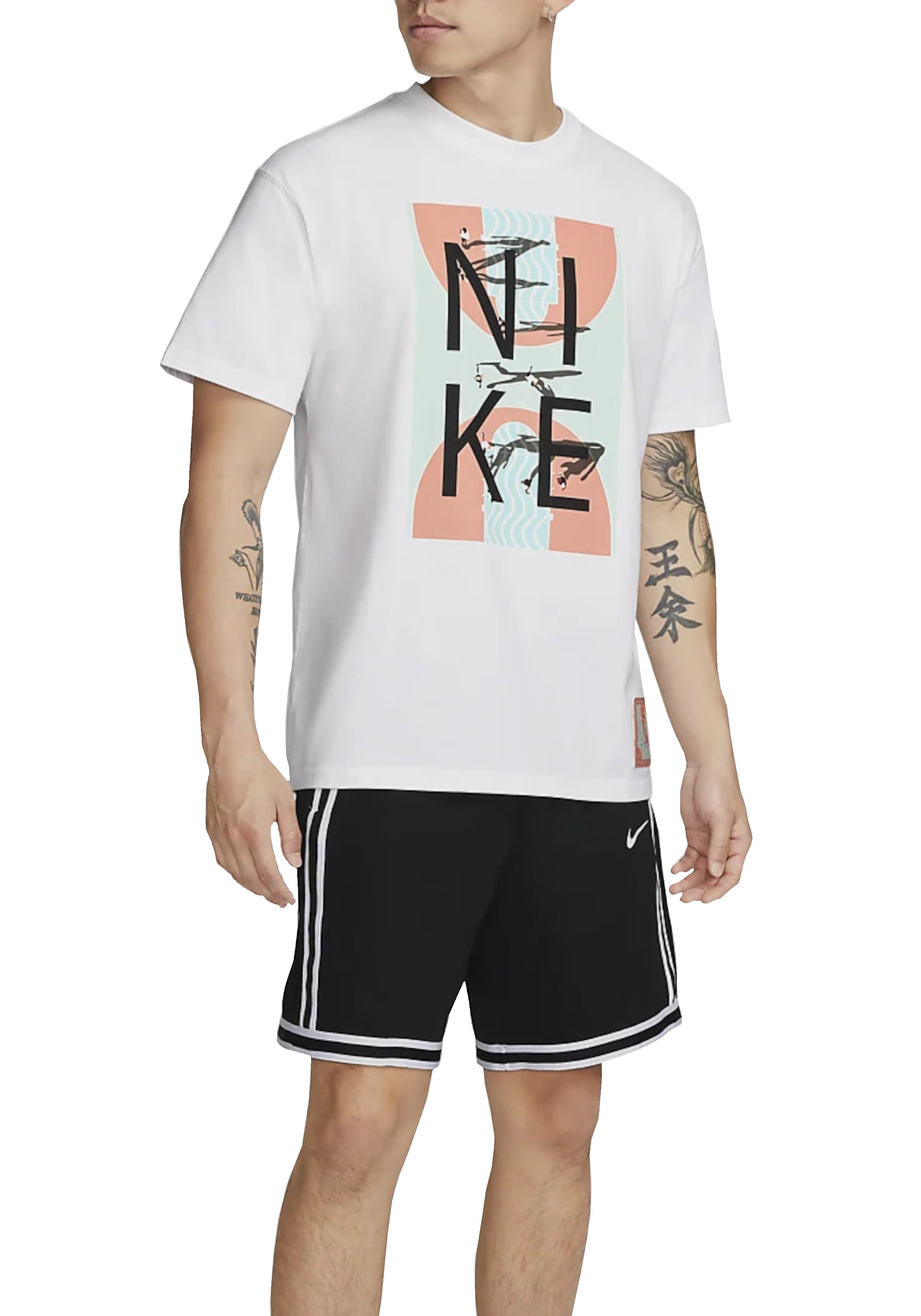 T-SHIRT E CANOTTE Bianco/verde Nike