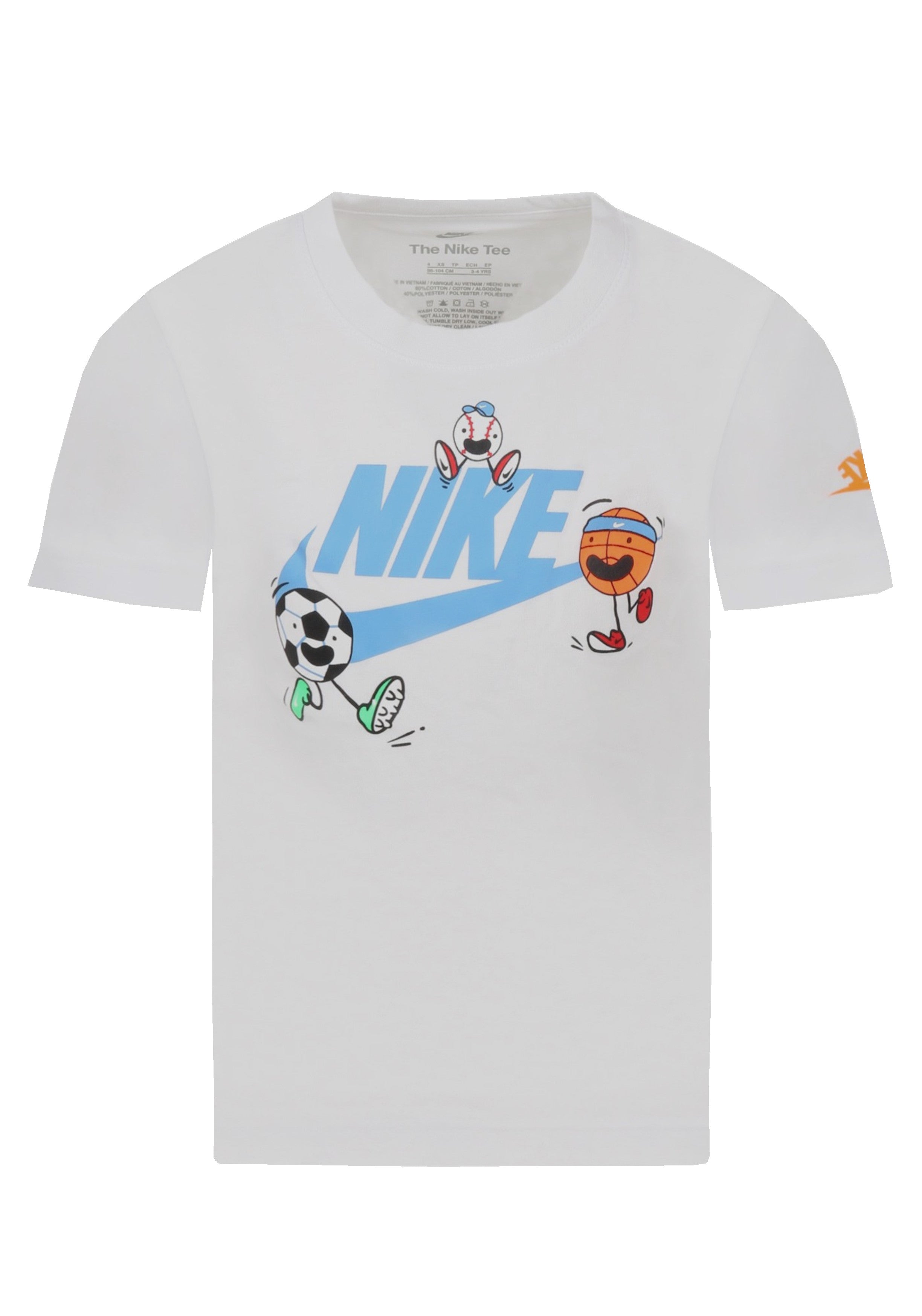 T-SHIRT E CANOTTE Bianco/celeste Nike