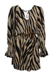 VESTITI-GONNE Beige/nero Susymix