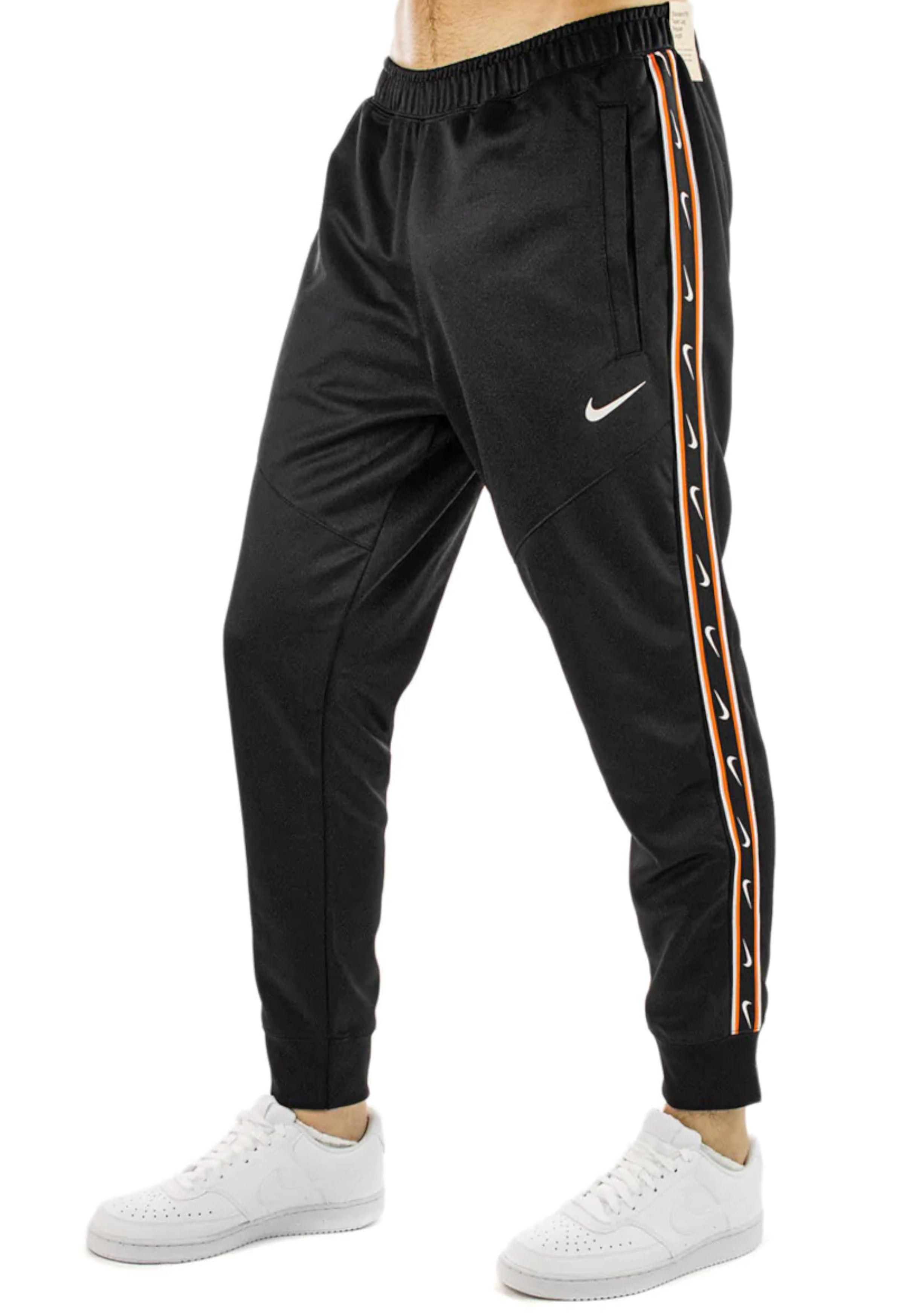 PANTALONI Nero/arancio Nike