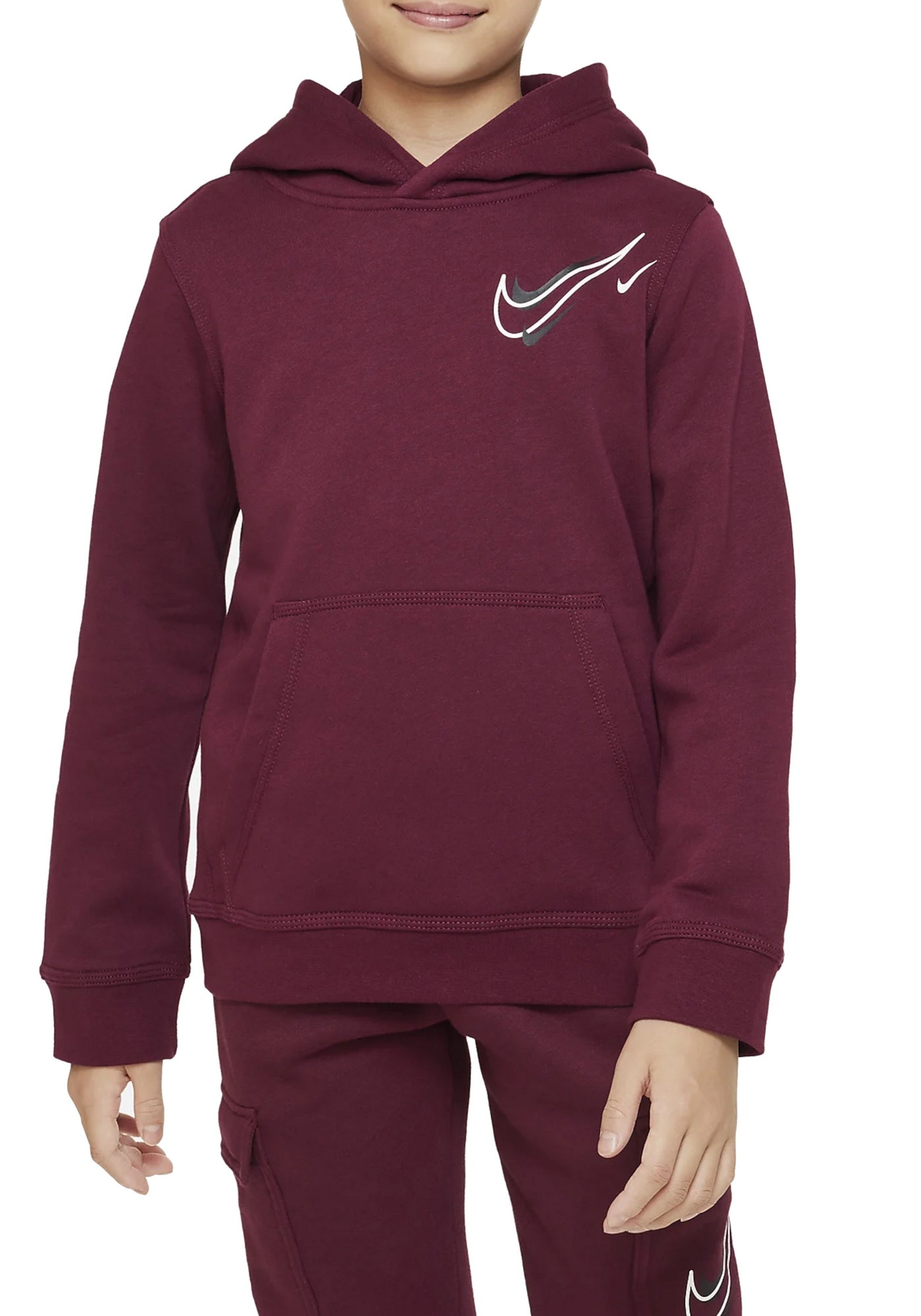 FELPE Bordeaux/bianco Nike