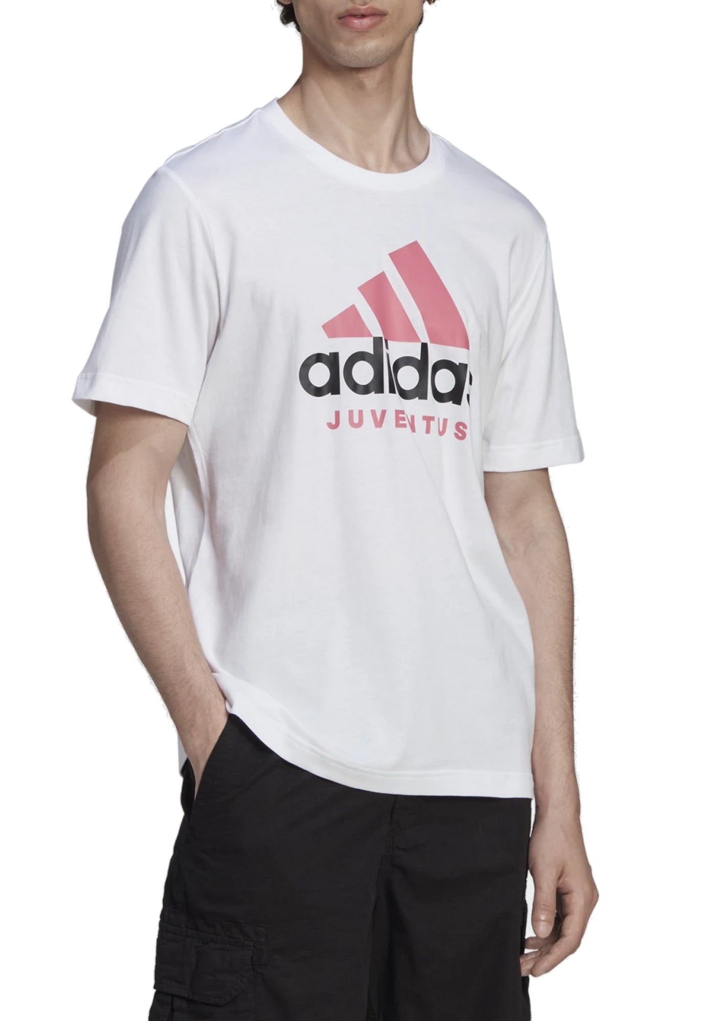 T-SHIRT E CANOTTE Bianco/rosa Adidas