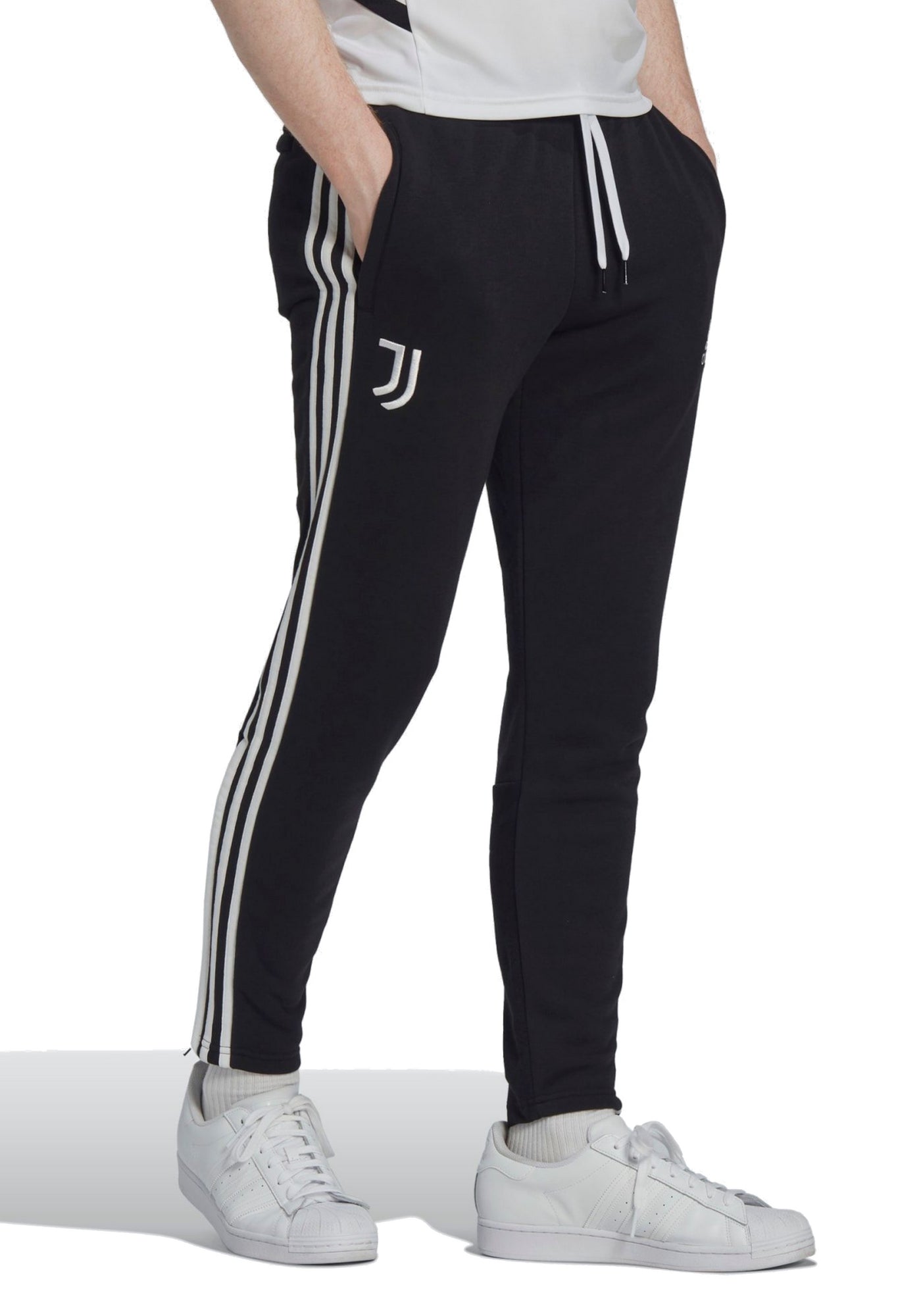 PANTALONI Nero/bianco Adidas