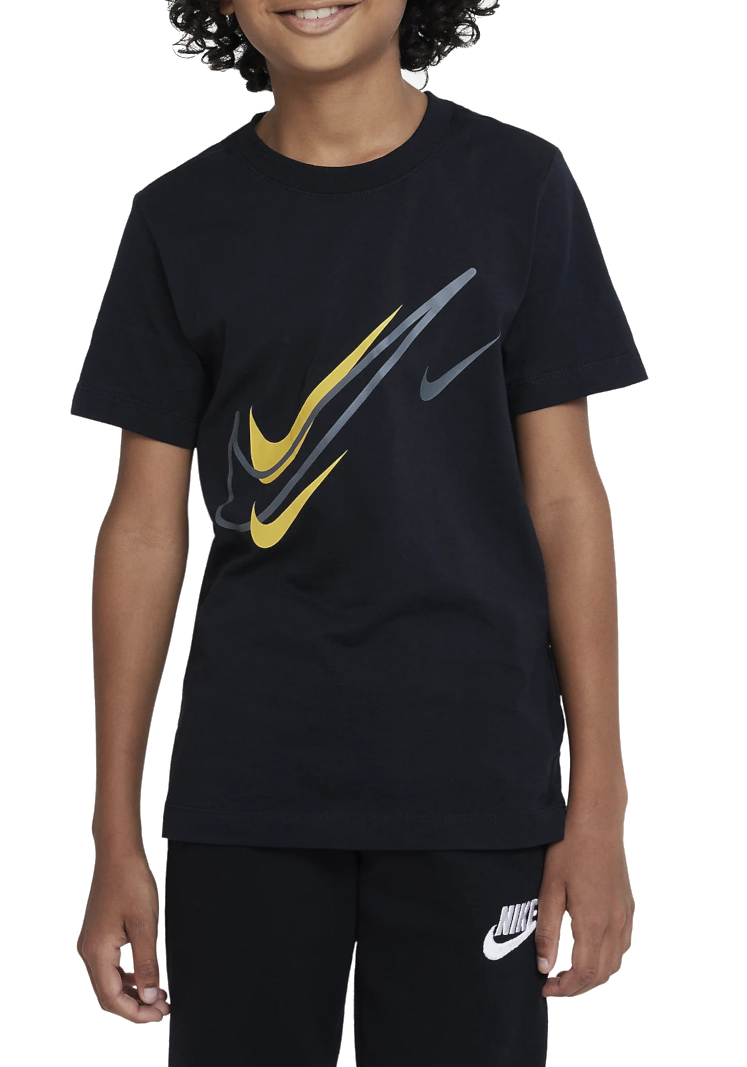 T-SHIRT E CANOTTE Nero/oro Nike