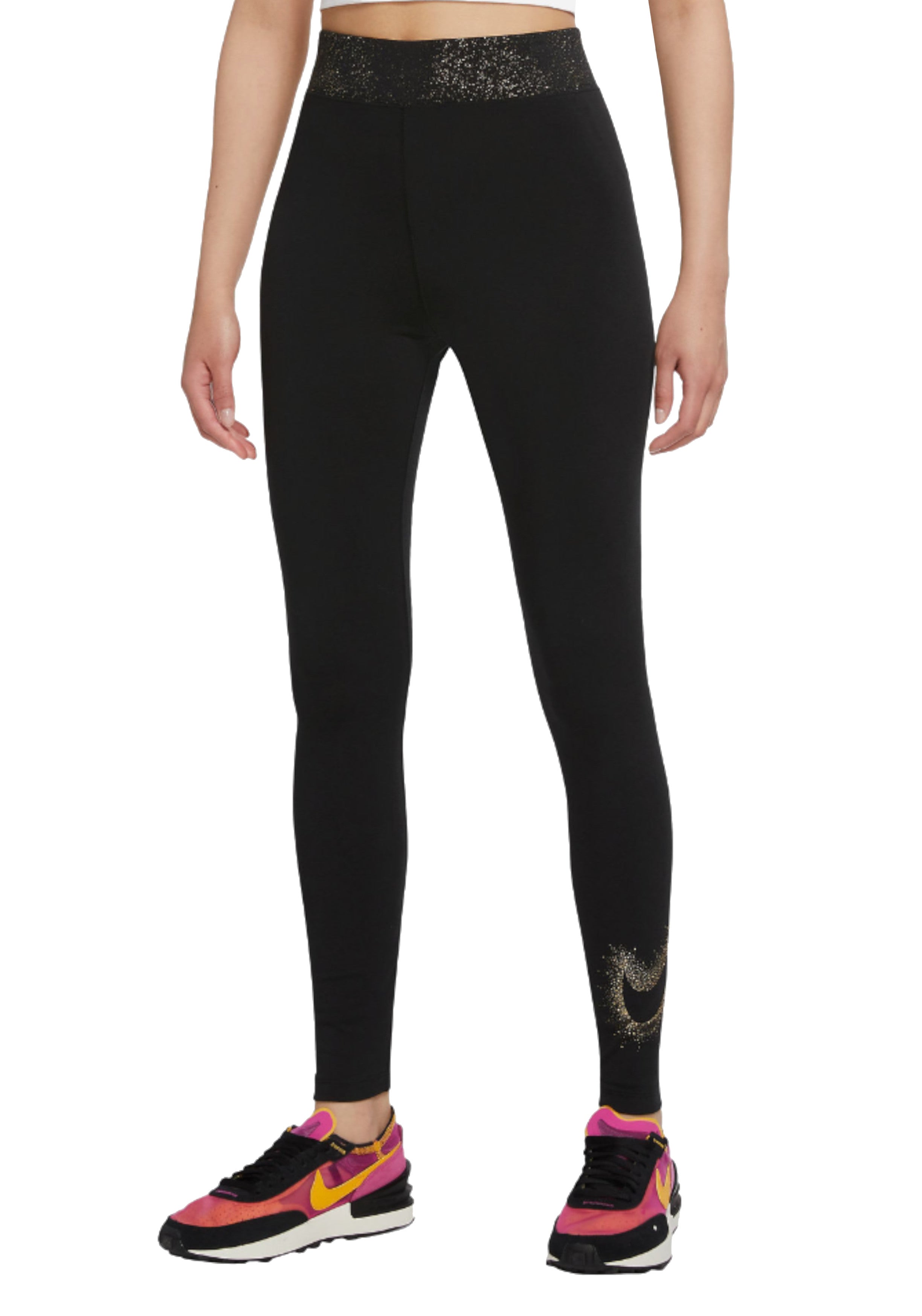 PANTALONI Nero/oro Nike