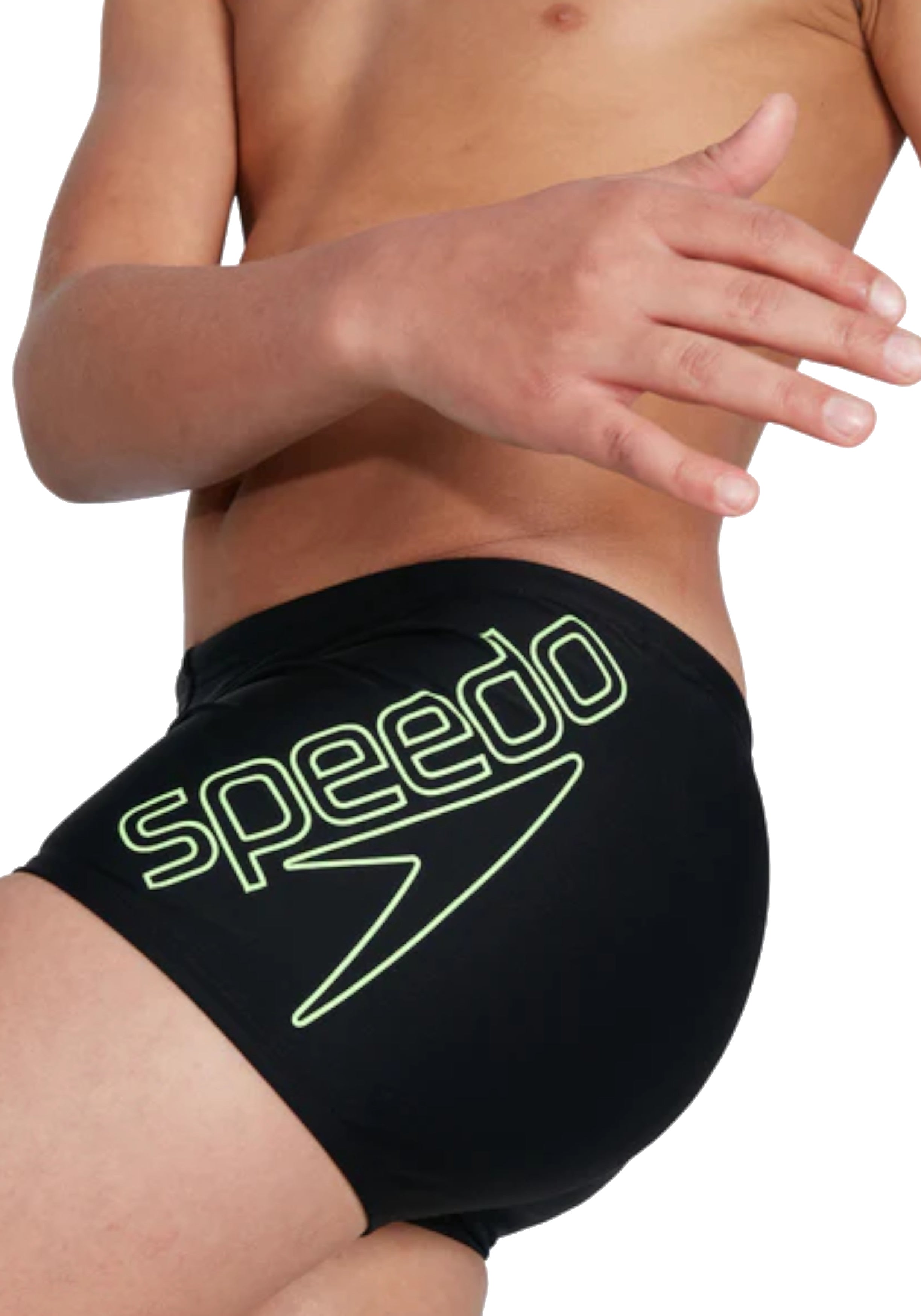 COSTUMI Nero/verde Speedo