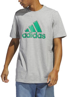 T-SHIRT E CANOTTE Grigio/verde Adidas