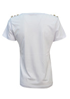 T-SHIRT E CANOTTE Bianco/oro Cafenoir