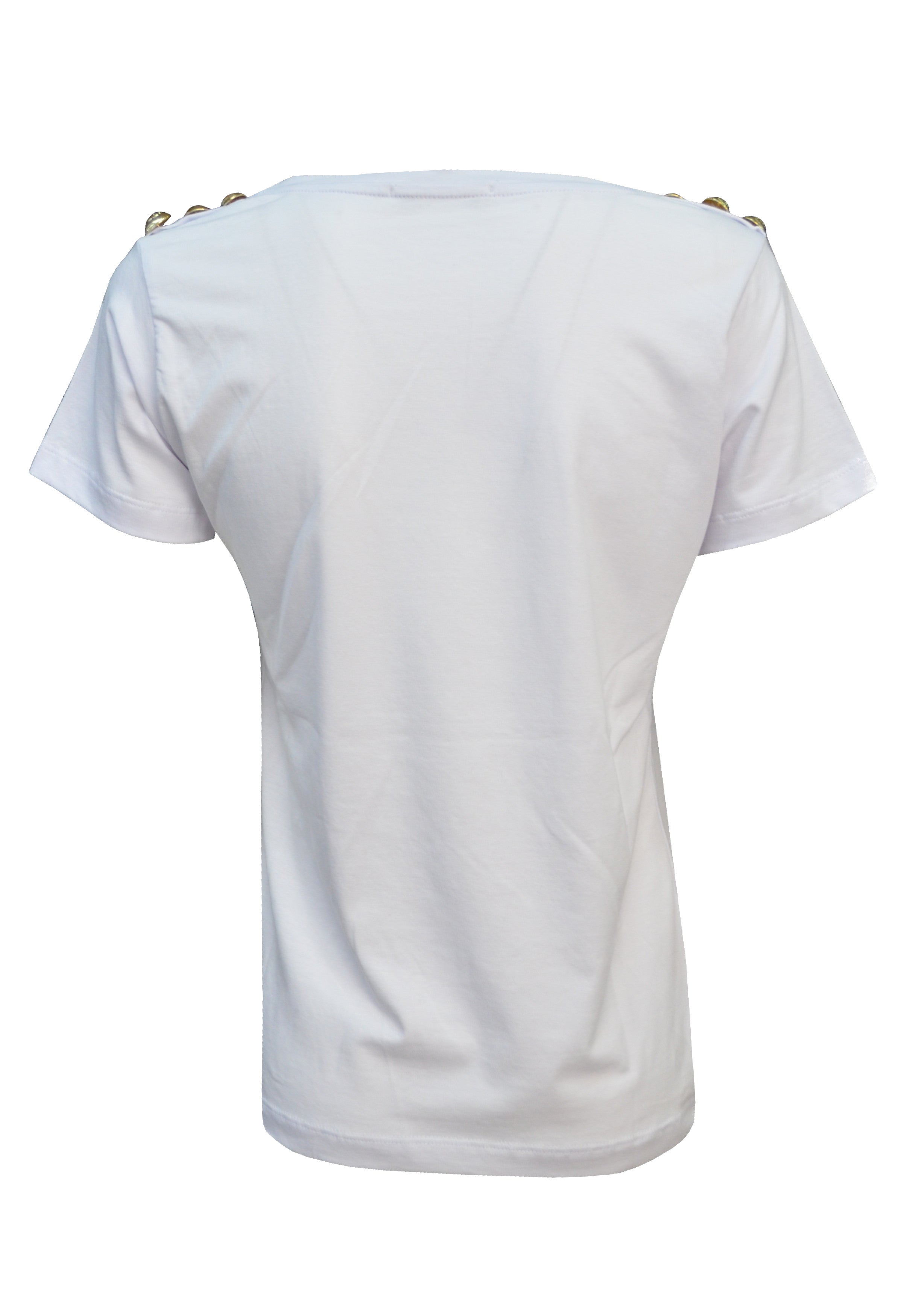 T-SHIRT E CANOTTE Bianco/oro Cafenoir