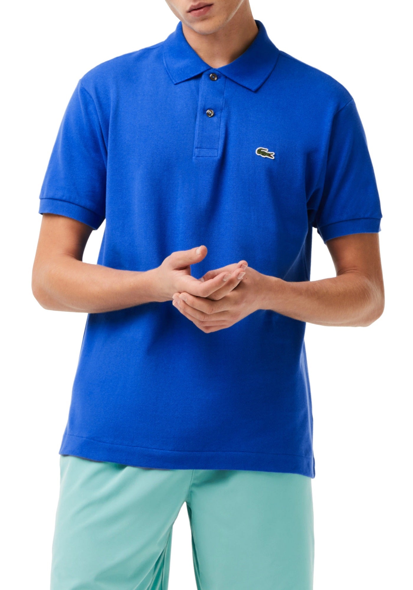 MAGLIONI E POLO Azzurro/verde Lacoste