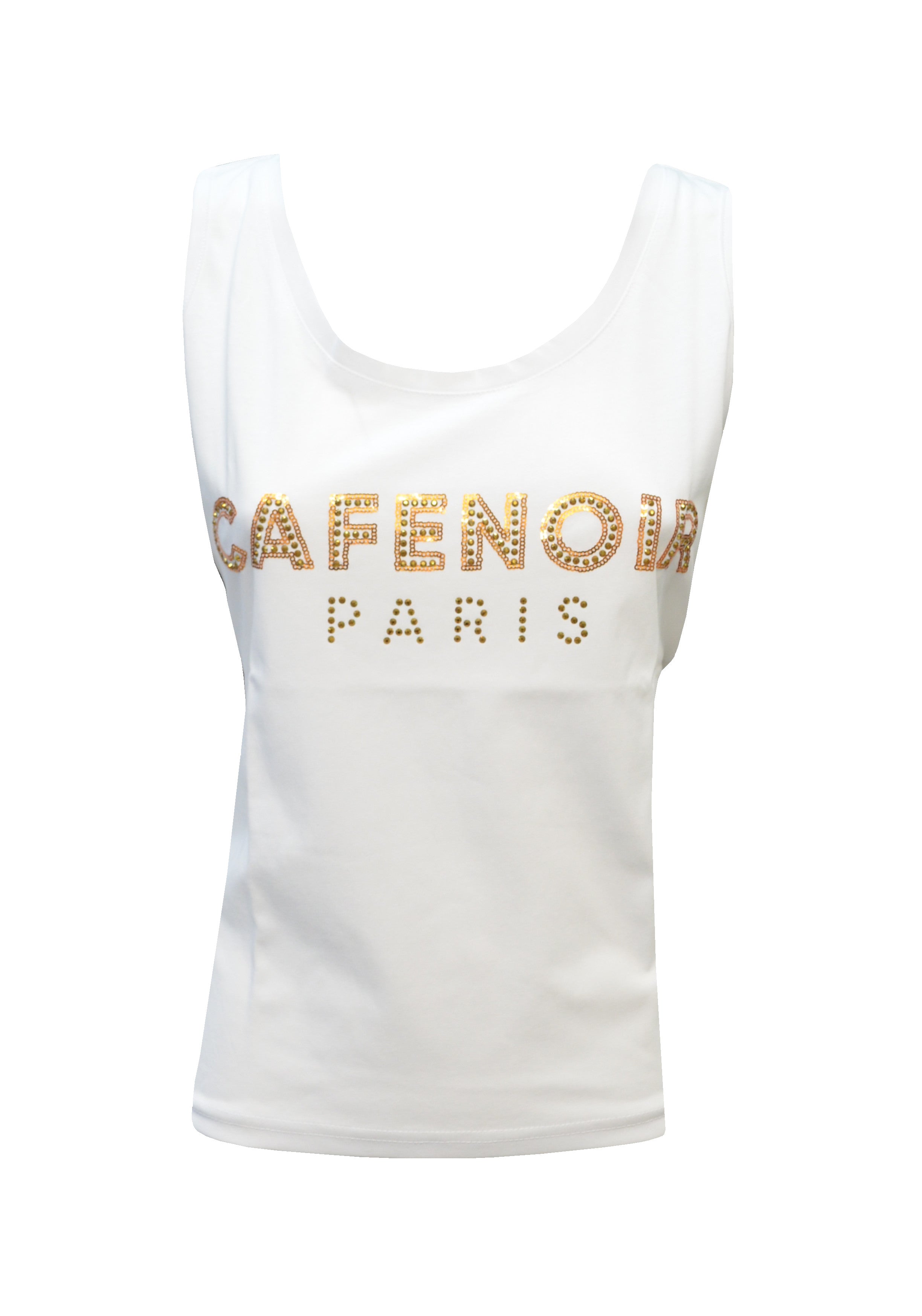 T-SHIRT E CANOTTE Bianco/oro Cafenoir