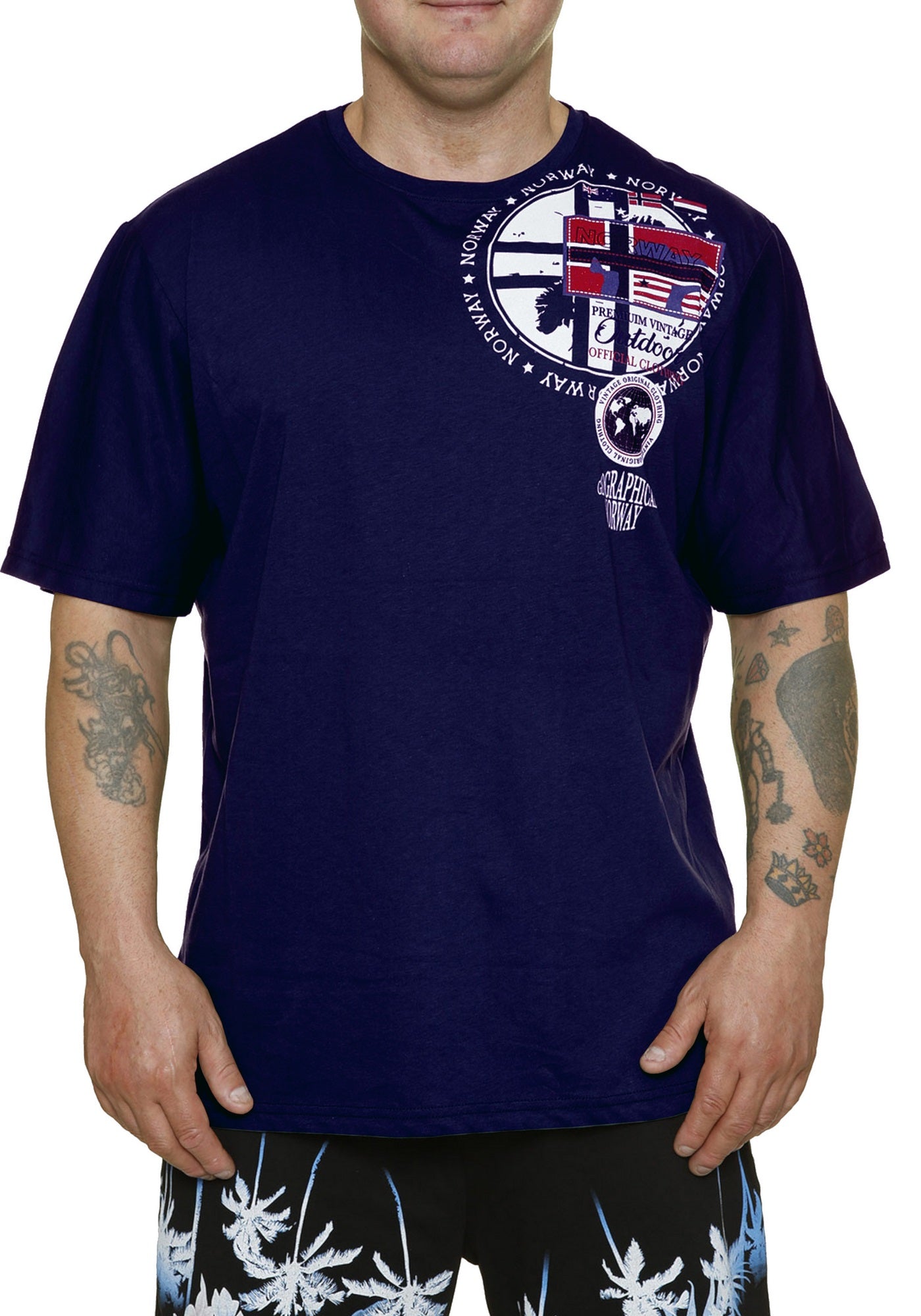 T-SHIRT E CANOTTE Blu/rosso Max Fort