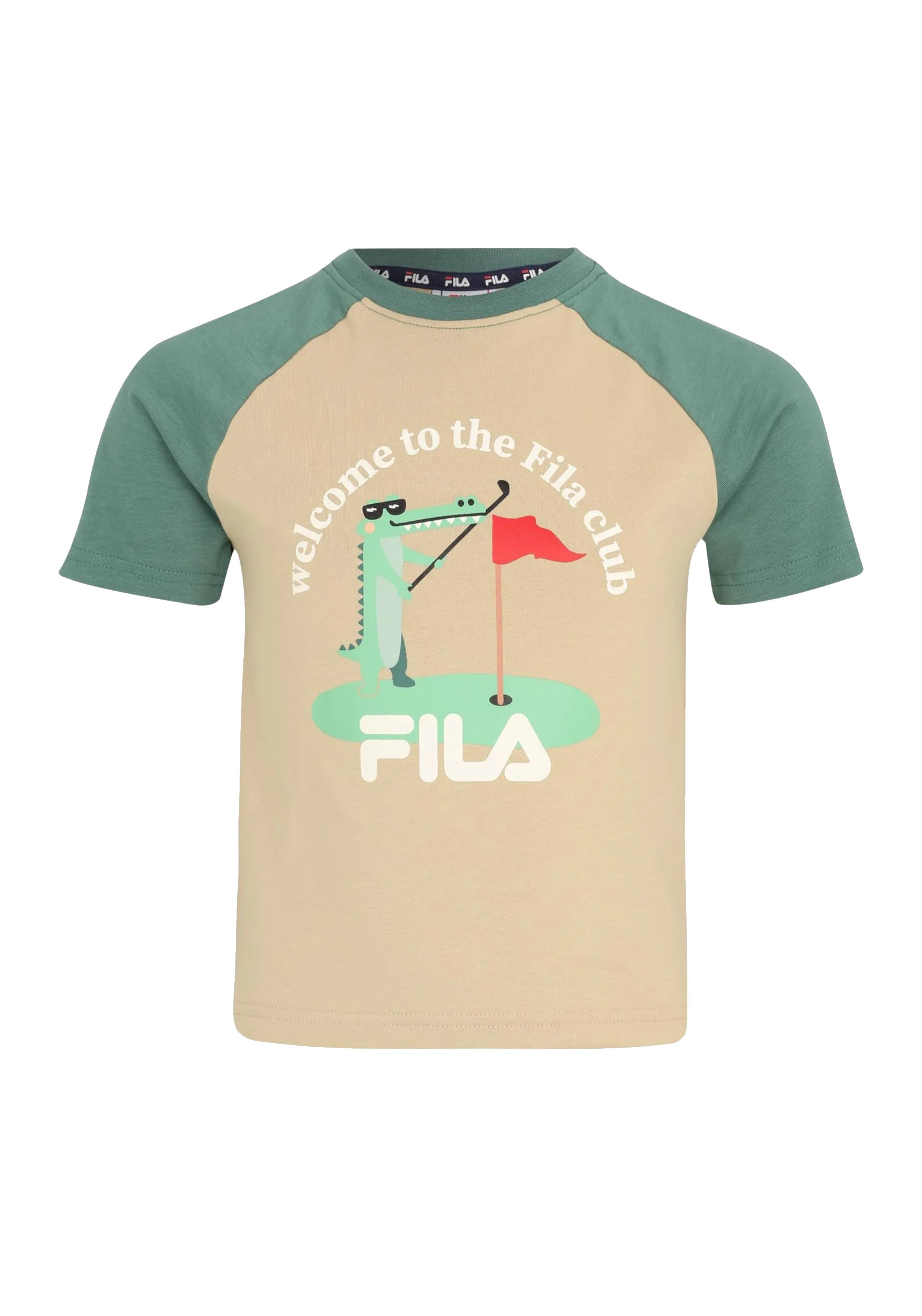 T-SHIRT E CANOTTE Beige/verde Fila