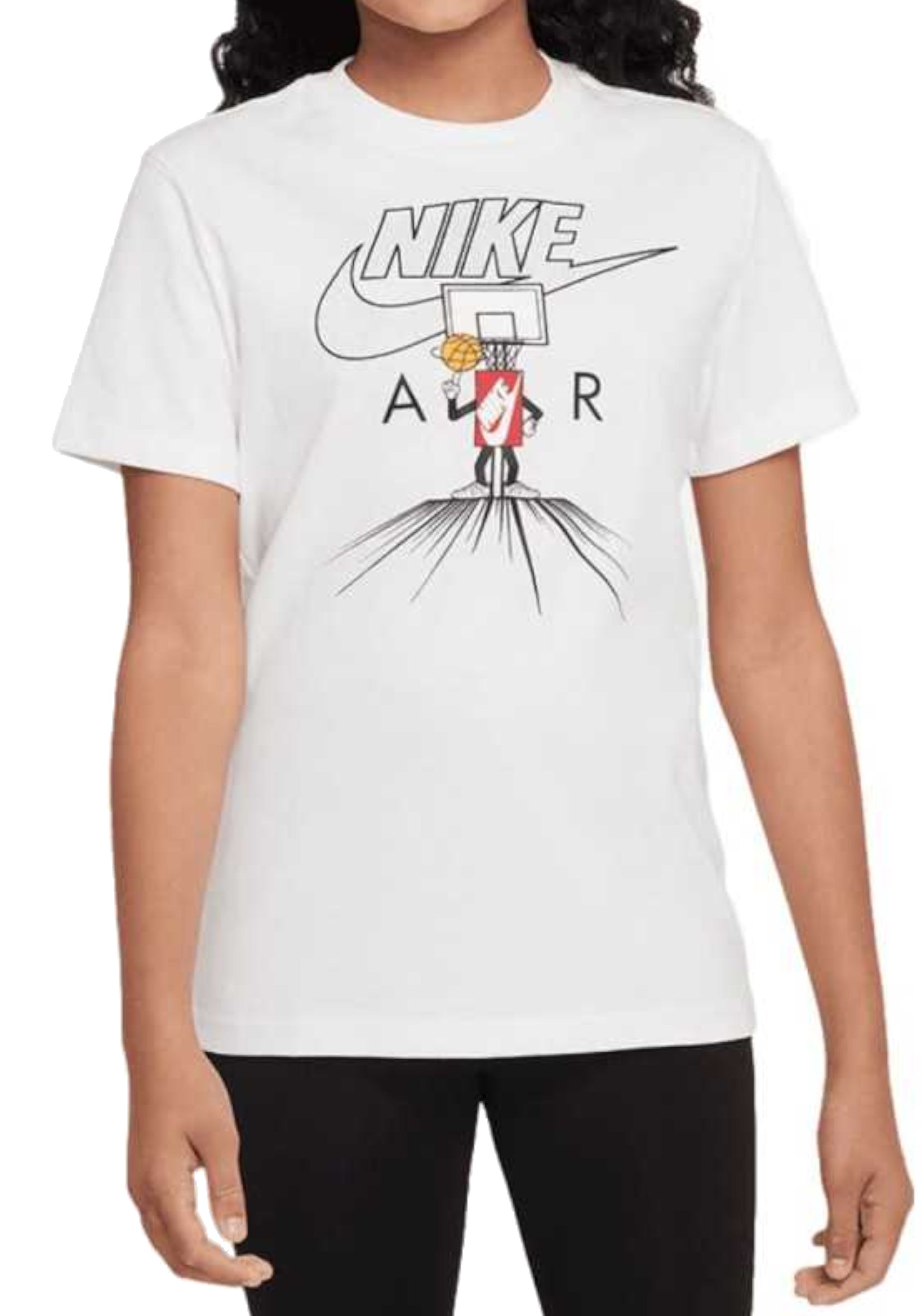 T-SHIRT E CANOTTE Bianco/nero Nike