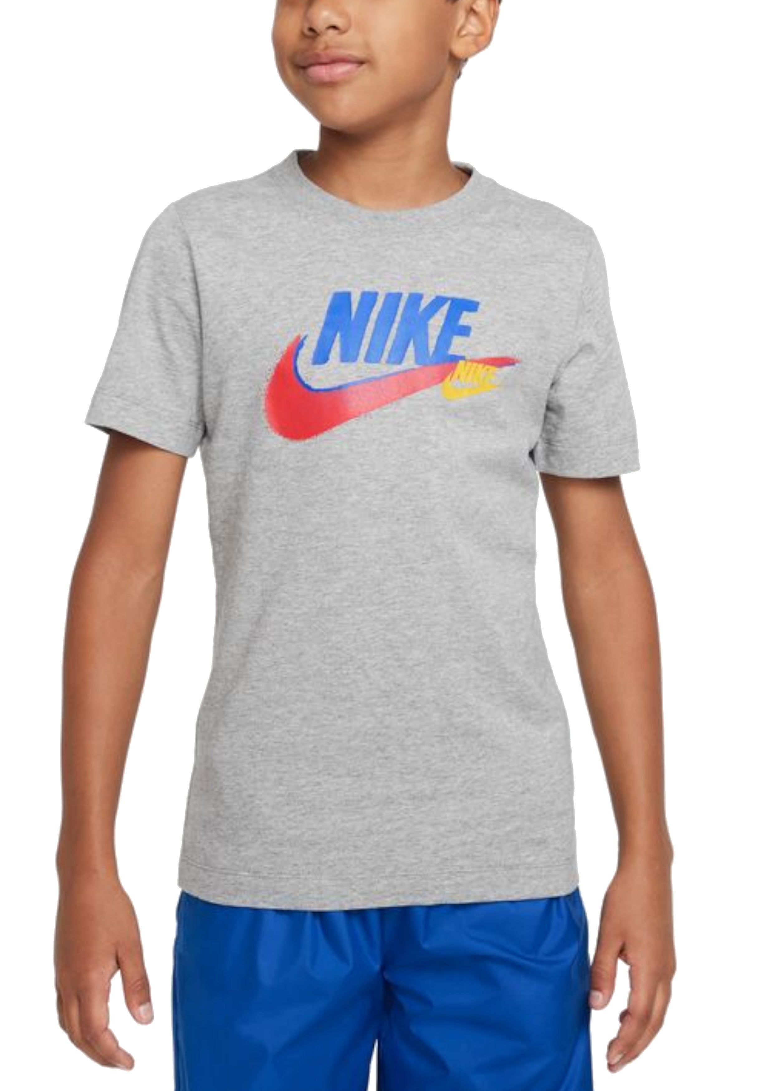 T-SHIRT E CANOTTE Grigio/azzurro Nike