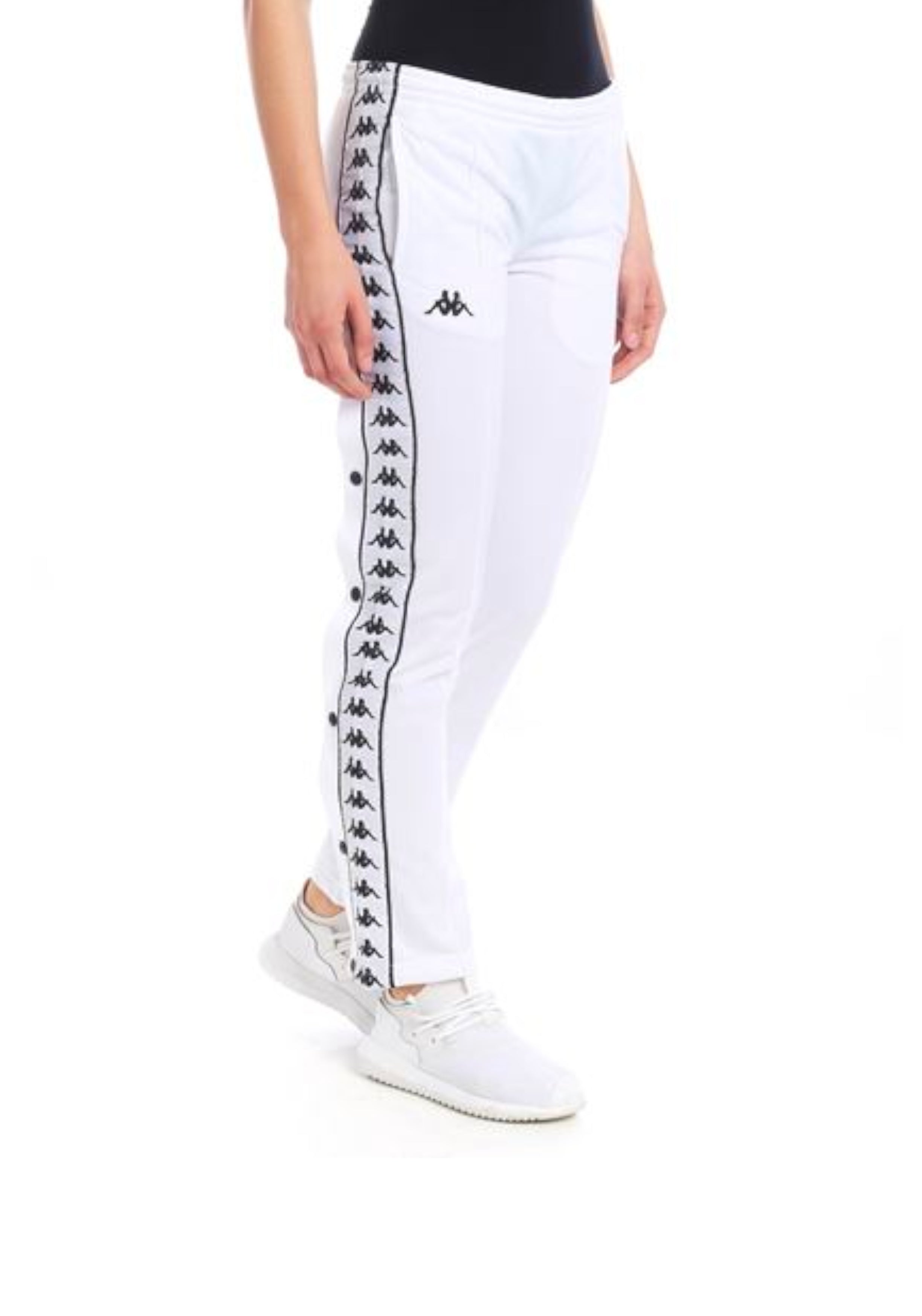 PANTALONI Bianco/nero Kappa