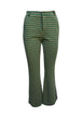 PANTALONI Beige/verde Lumina
