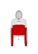 FELPE Bianco/rosso Kappa
