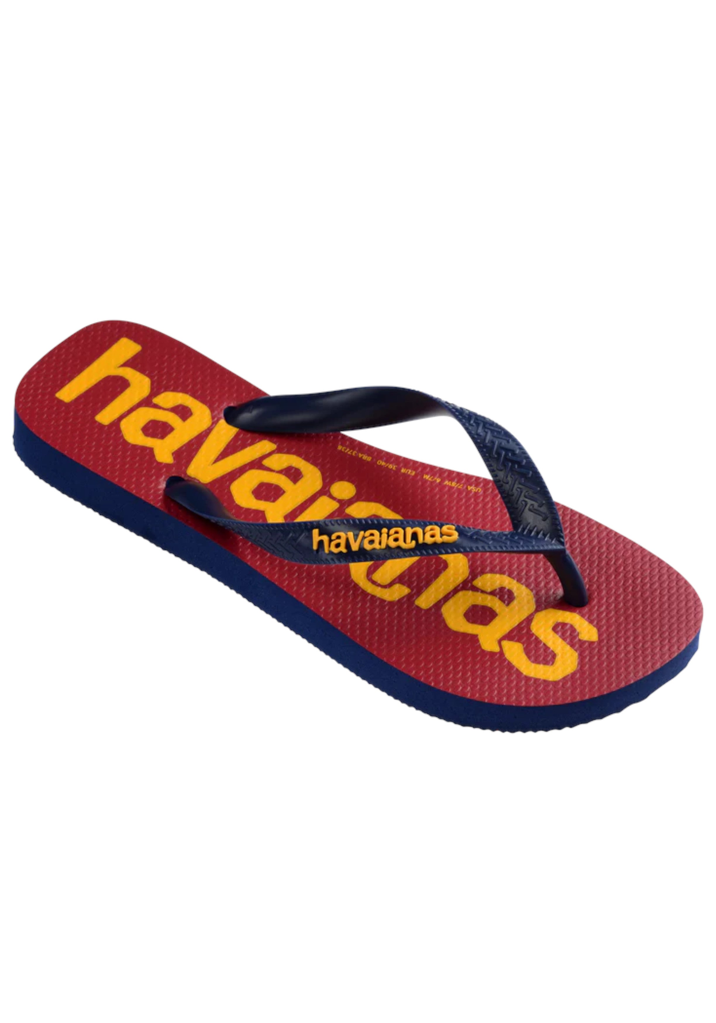 CIABATTE-INFRADITO Bordeaux/blu Havaianas