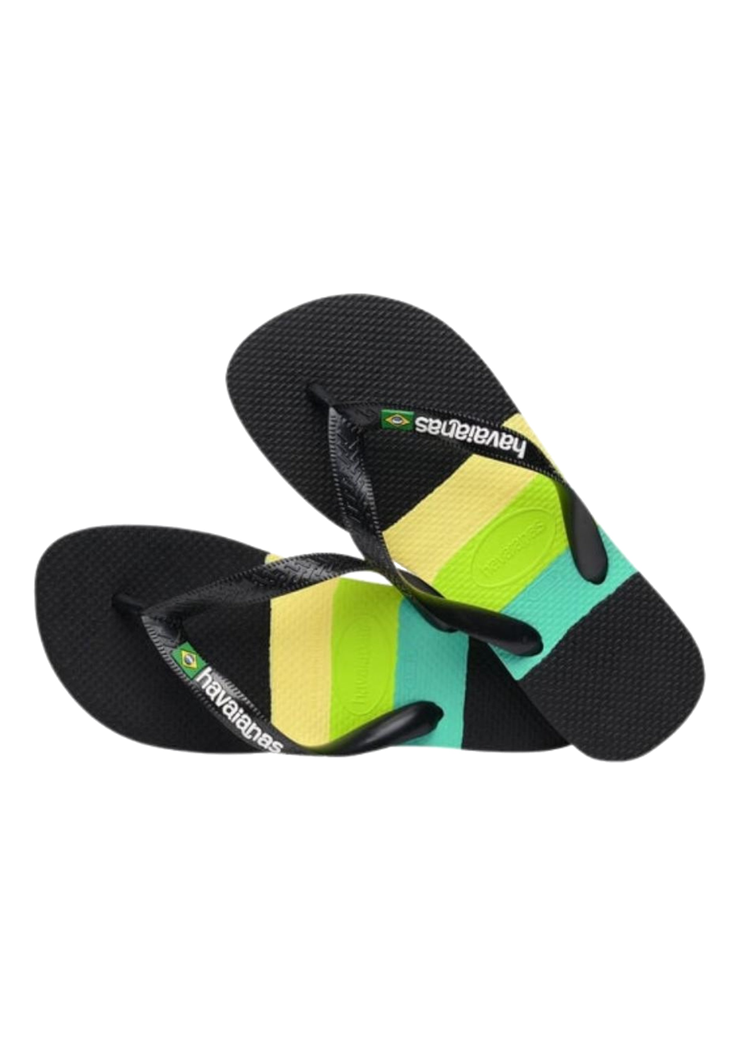 CIABATTE-INFRADITO Nero/verde Havaianas