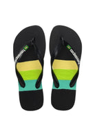 CIABATTE-INFRADITO Nero/verde Havaianas