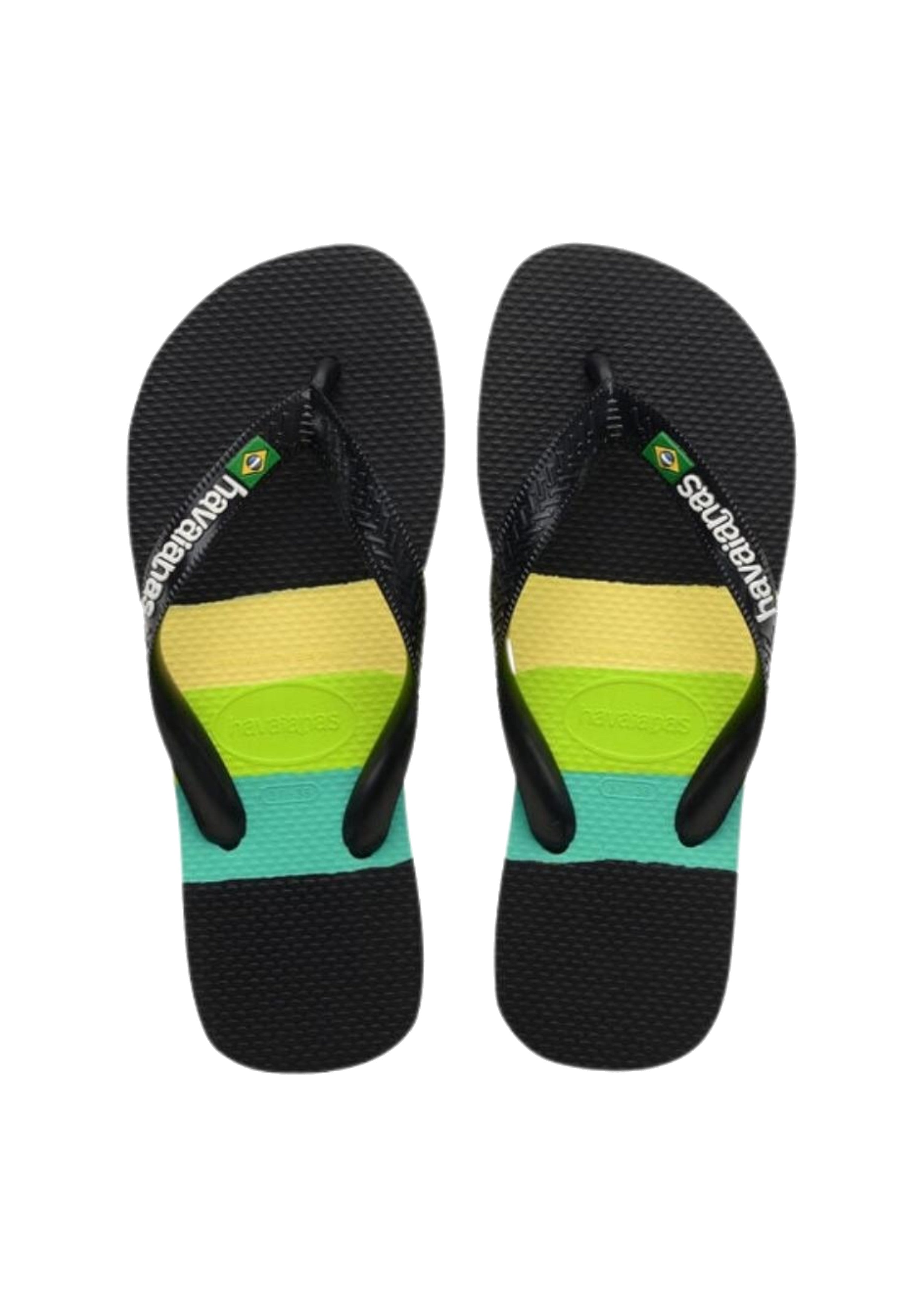 CIABATTE-INFRADITO Nero/verde Havaianas