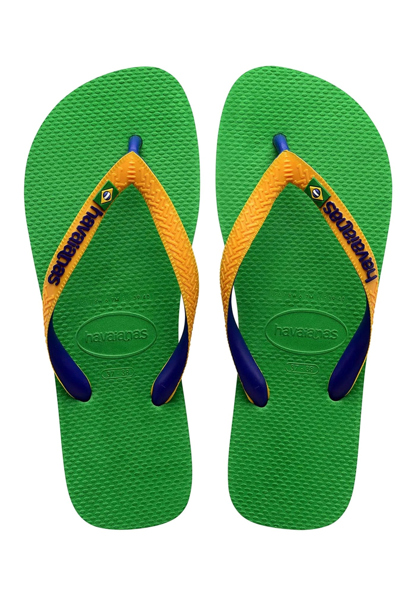 CIABATTE-INFRADITO Verde/giallo Havaianas