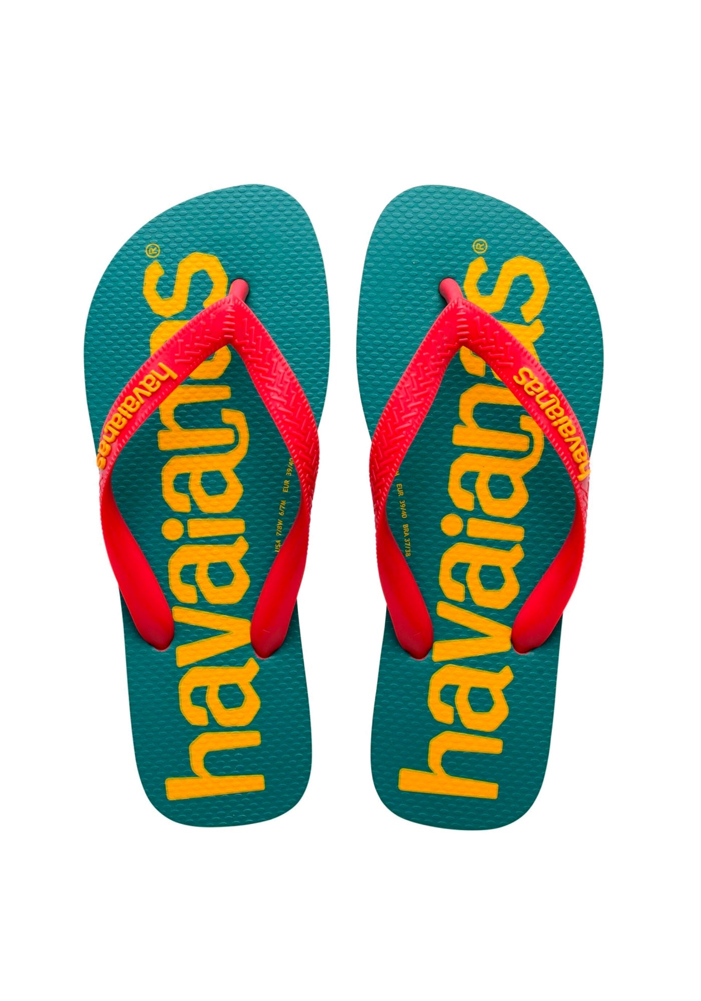 CIABATTE-INFRADITO Verde/rosso Havaianas