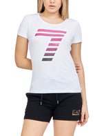 T-SHIRT E CANOTTE Bianco/fucsia Ea7