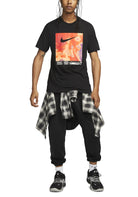 T-SHIRT E CANOTTE Nero/arancio Nike