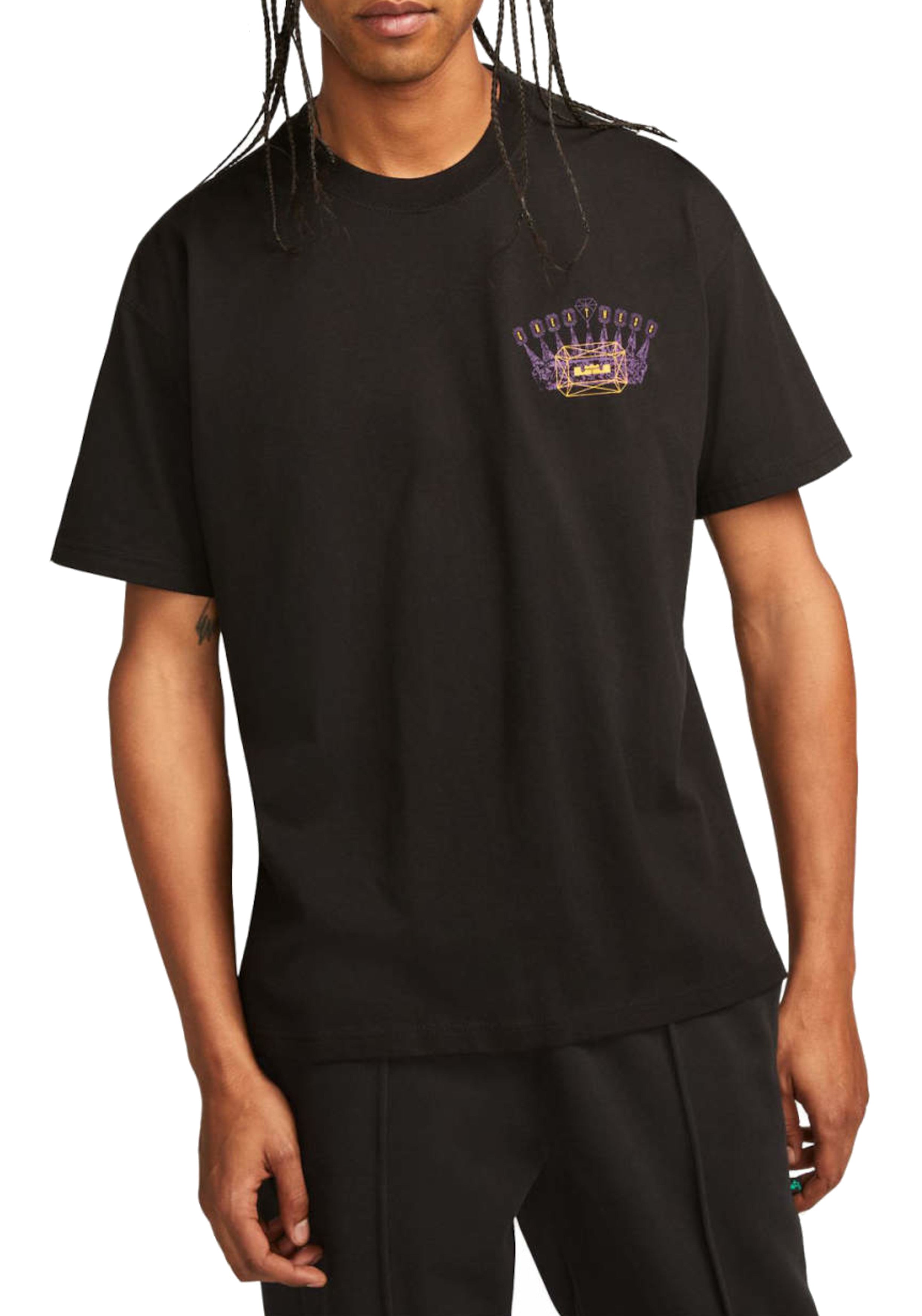 T-SHIRT E CANOTTE Nero/viola Nike