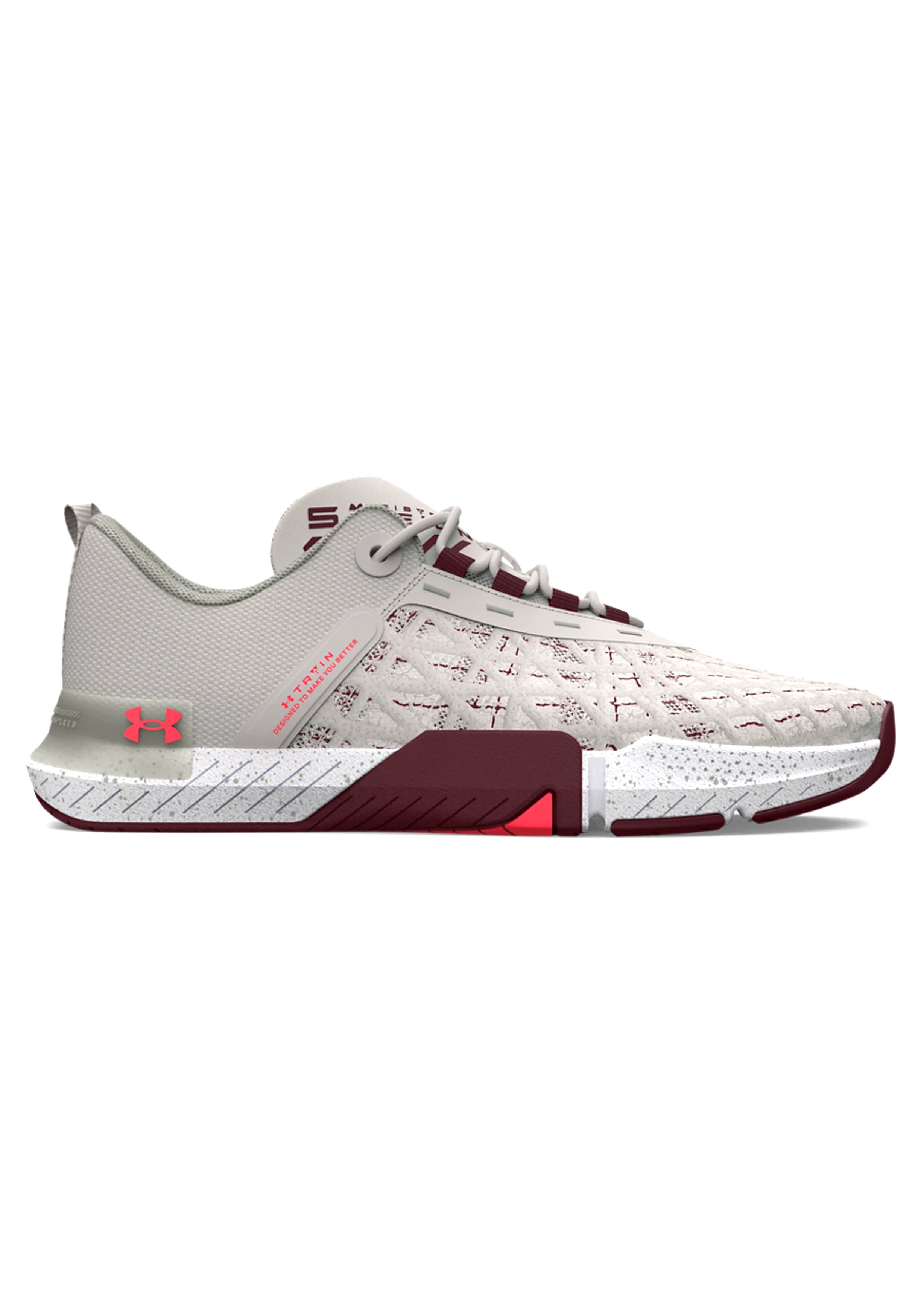 SCARPE Bianco/bordeaux Under Armour