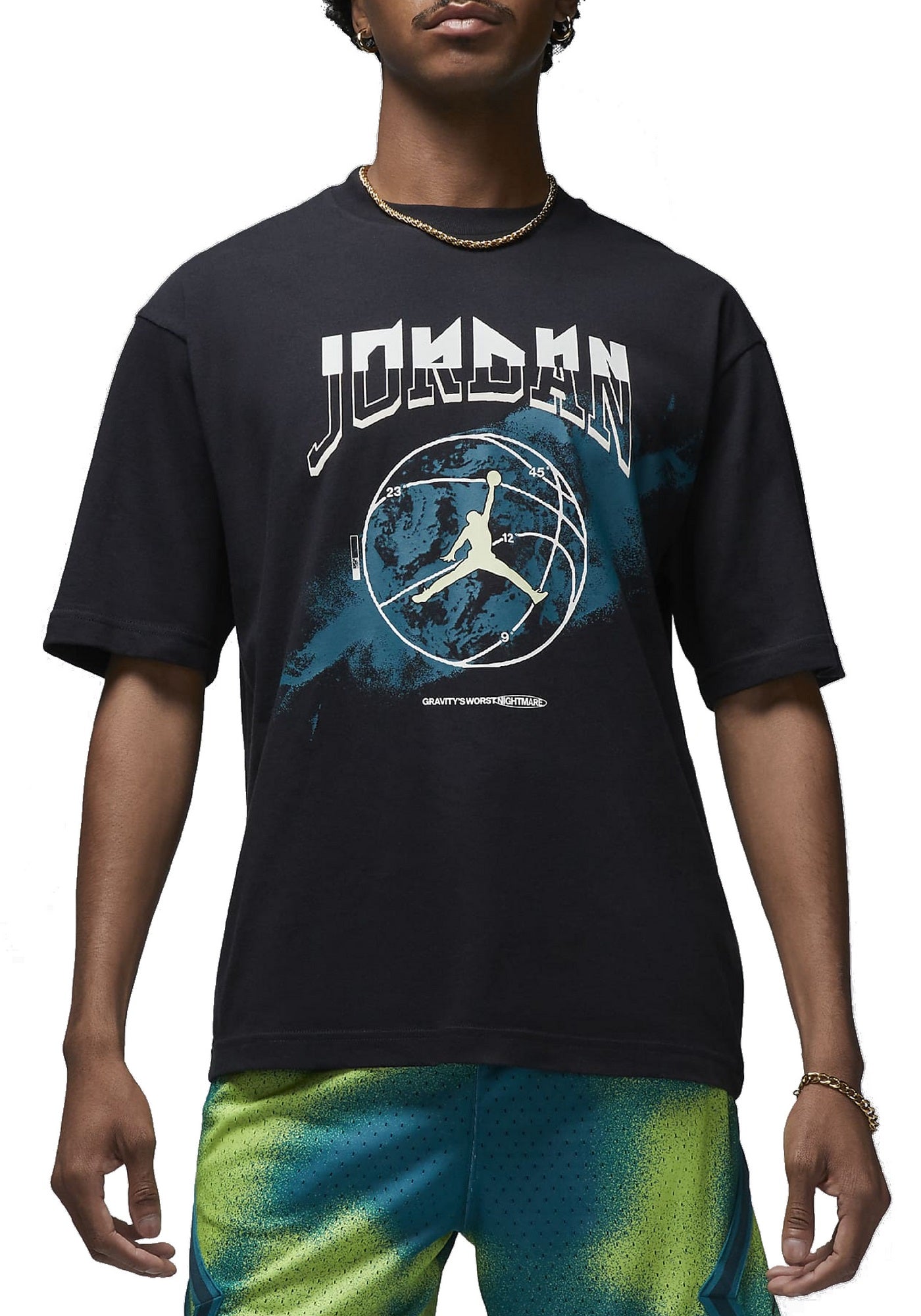 T-SHIRT E CANOTTE Nero/verde Nike