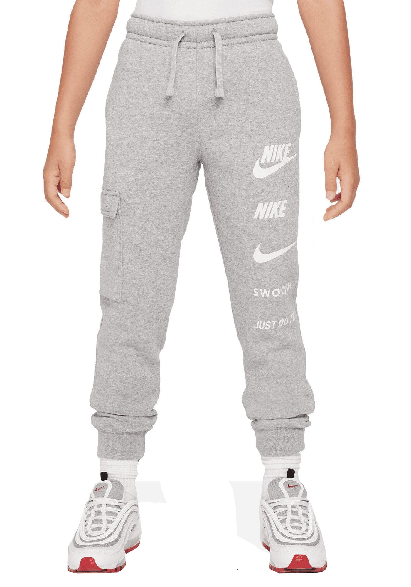 PANTALONI Grigio/bianco Nike