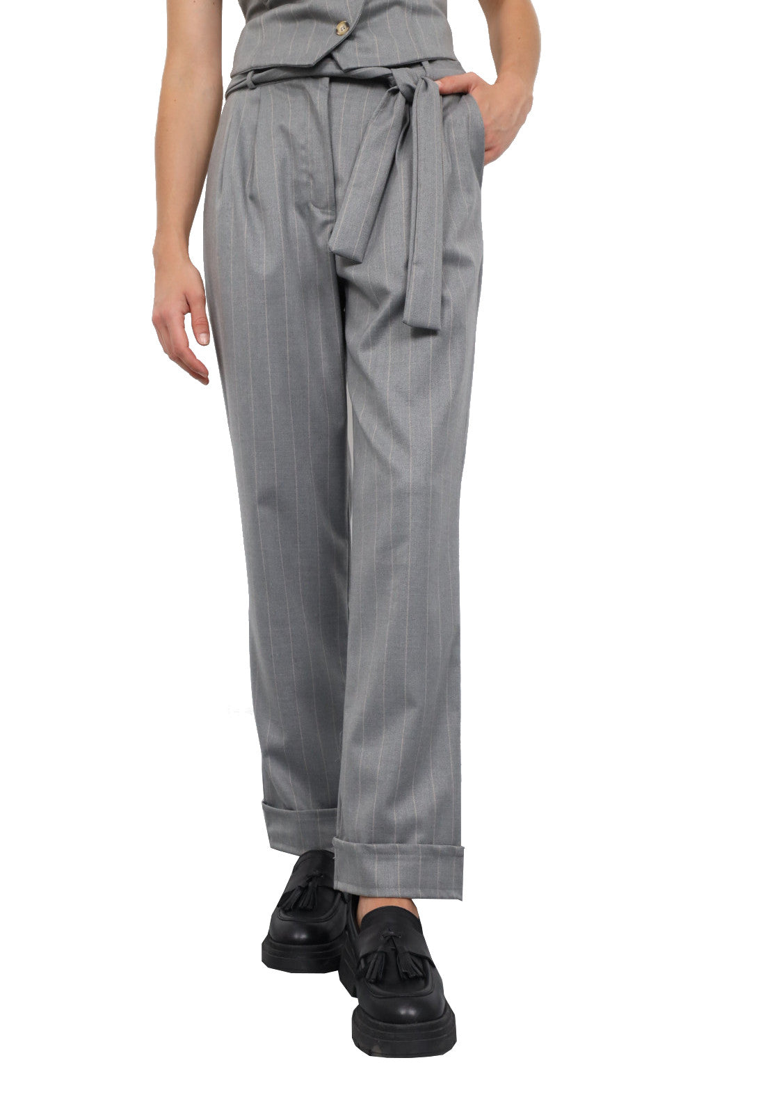 PANTALONI Grigio Susymix