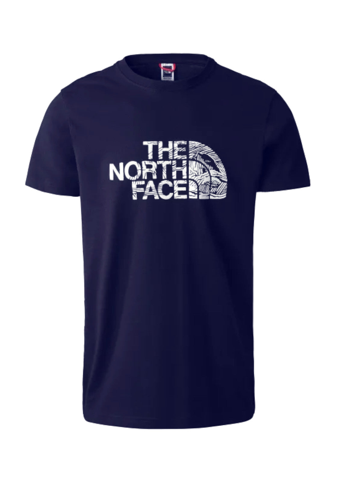 T-SHIRT E CANOTTE Blu/bianco The North Face