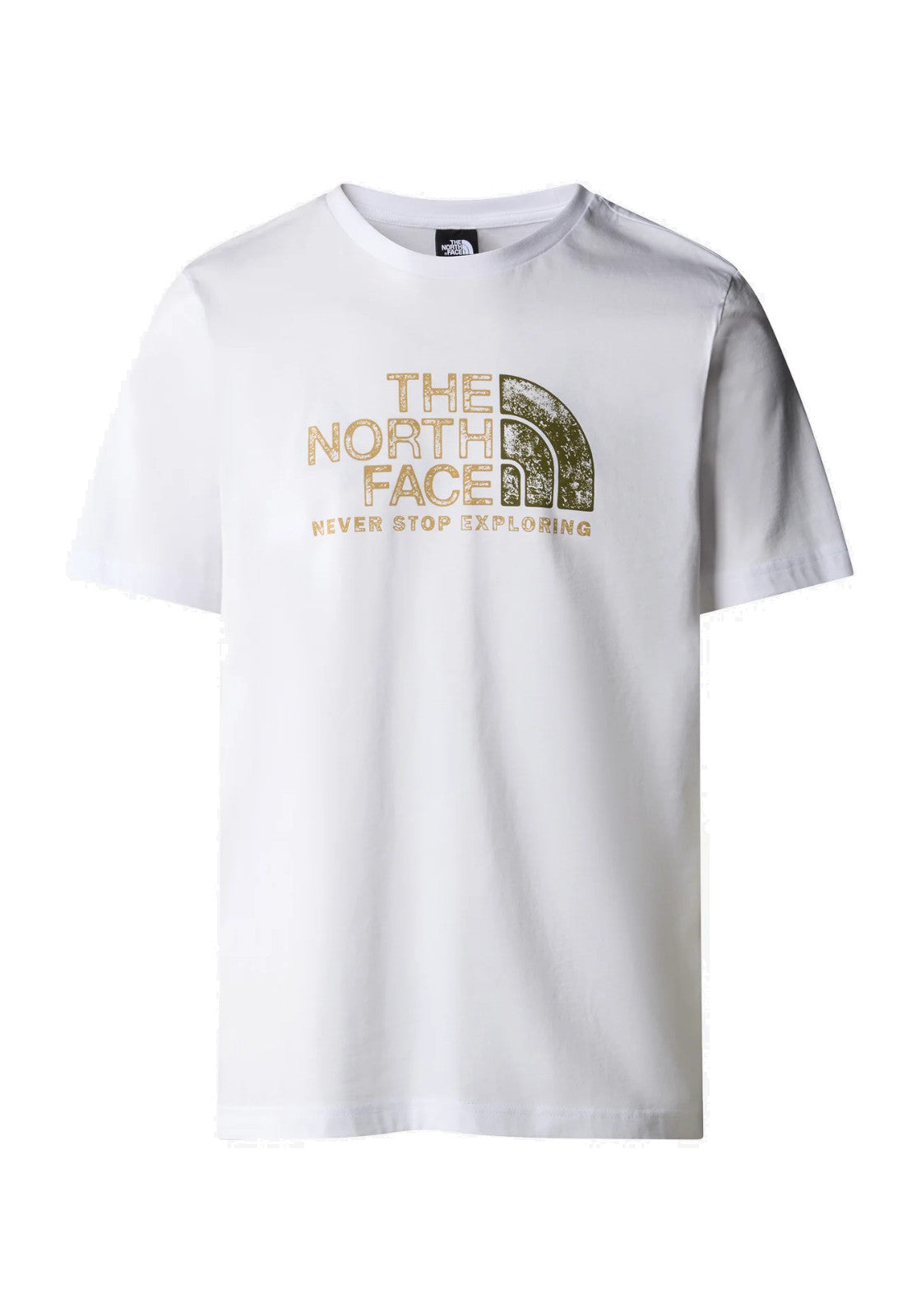 T-SHIRT E CANOTTE Bianco/verde The North Face