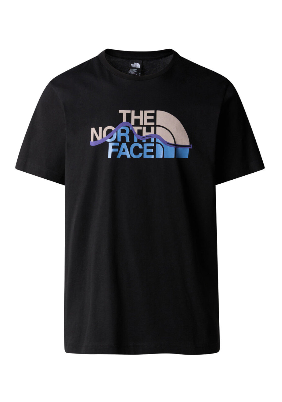 T-SHIRT E CANOTTE Nero/azzurro The North Face