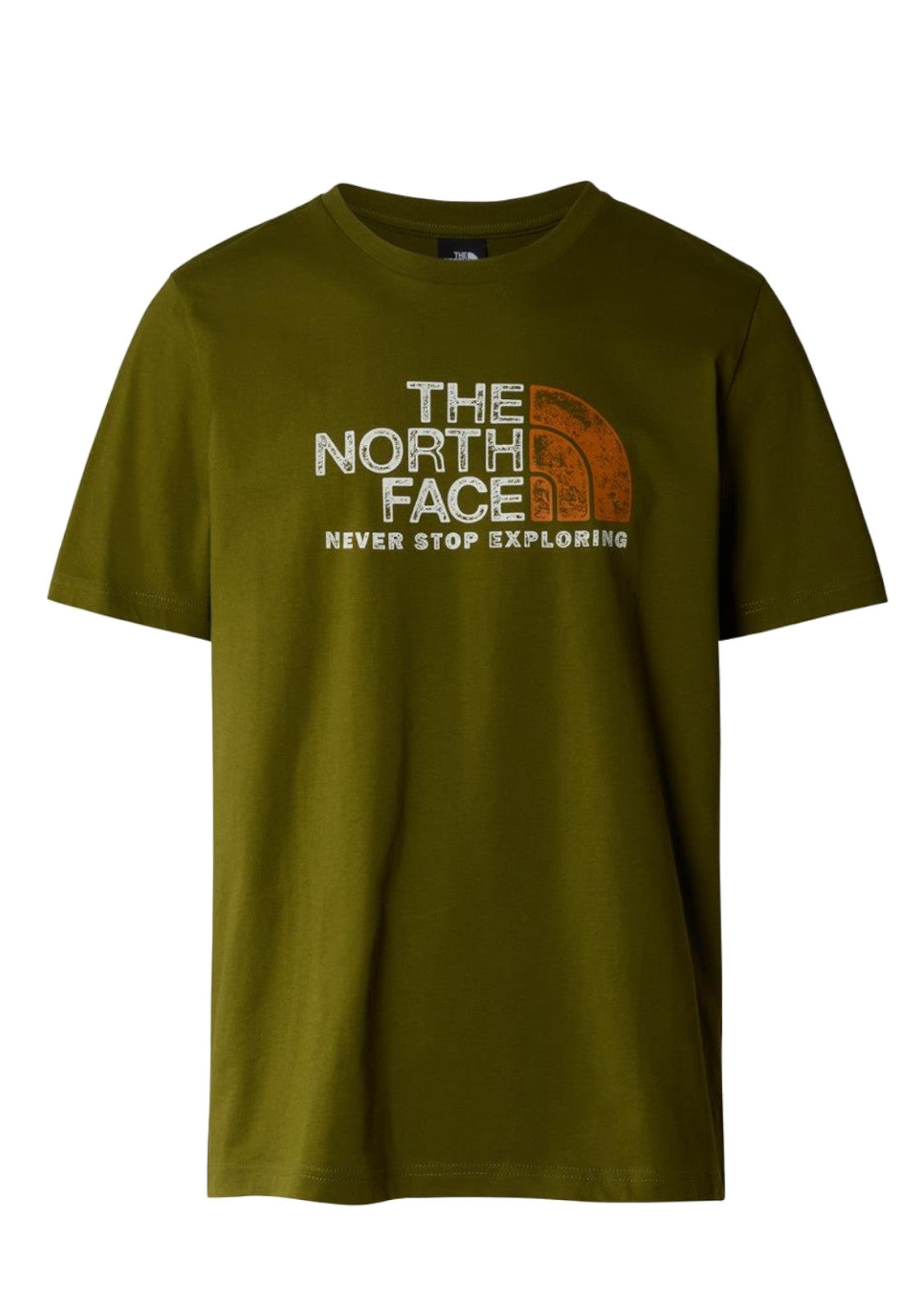 T-SHIRT E CANOTTE Verde/arancio The North Face