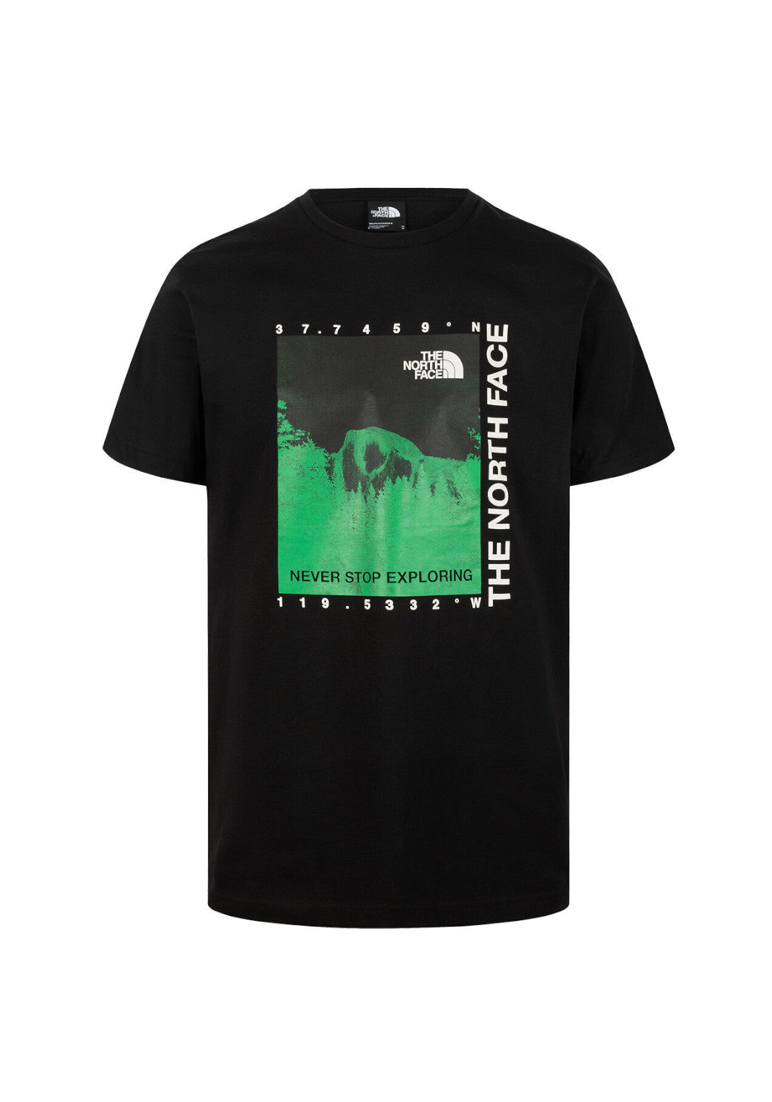 T-SHIRT E CANOTTE Nero/verde The North Face