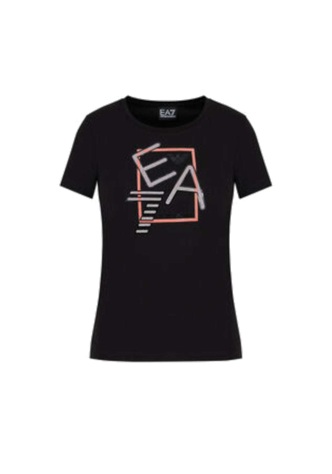 T-SHIRT E CANOTTE Nero/rosa Ea7