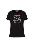 T-SHIRT E CANOTTE Nero/rosa Ea7