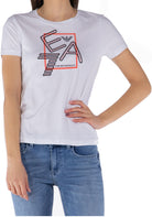 T-SHIRT E CANOTTE Bianco/rosa Ea7