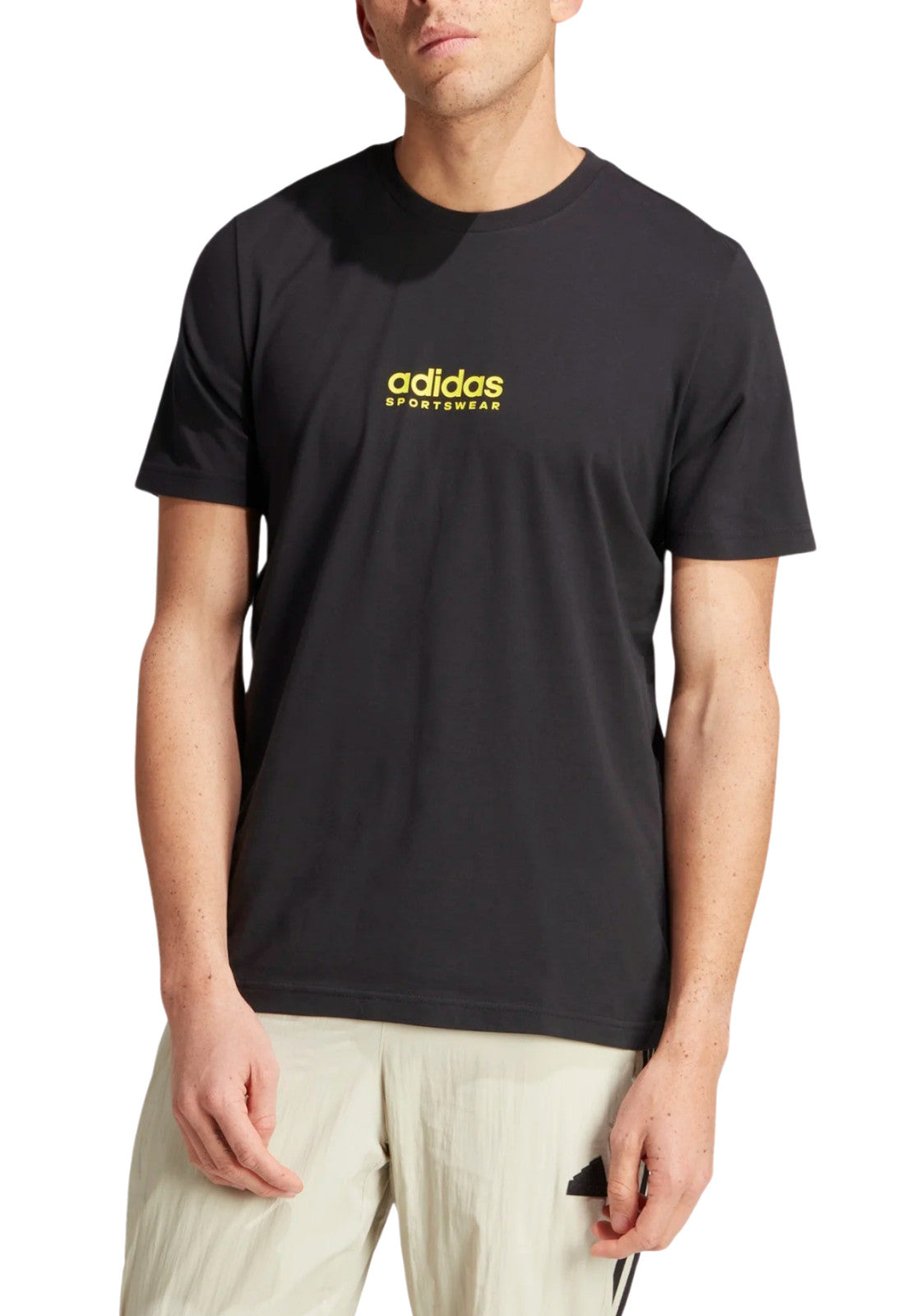 T-SHIRT E CANOTTE Nero/giallo Adidas