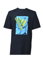 T-SHIRT E CANOTTE Nero/azzurro Adidas