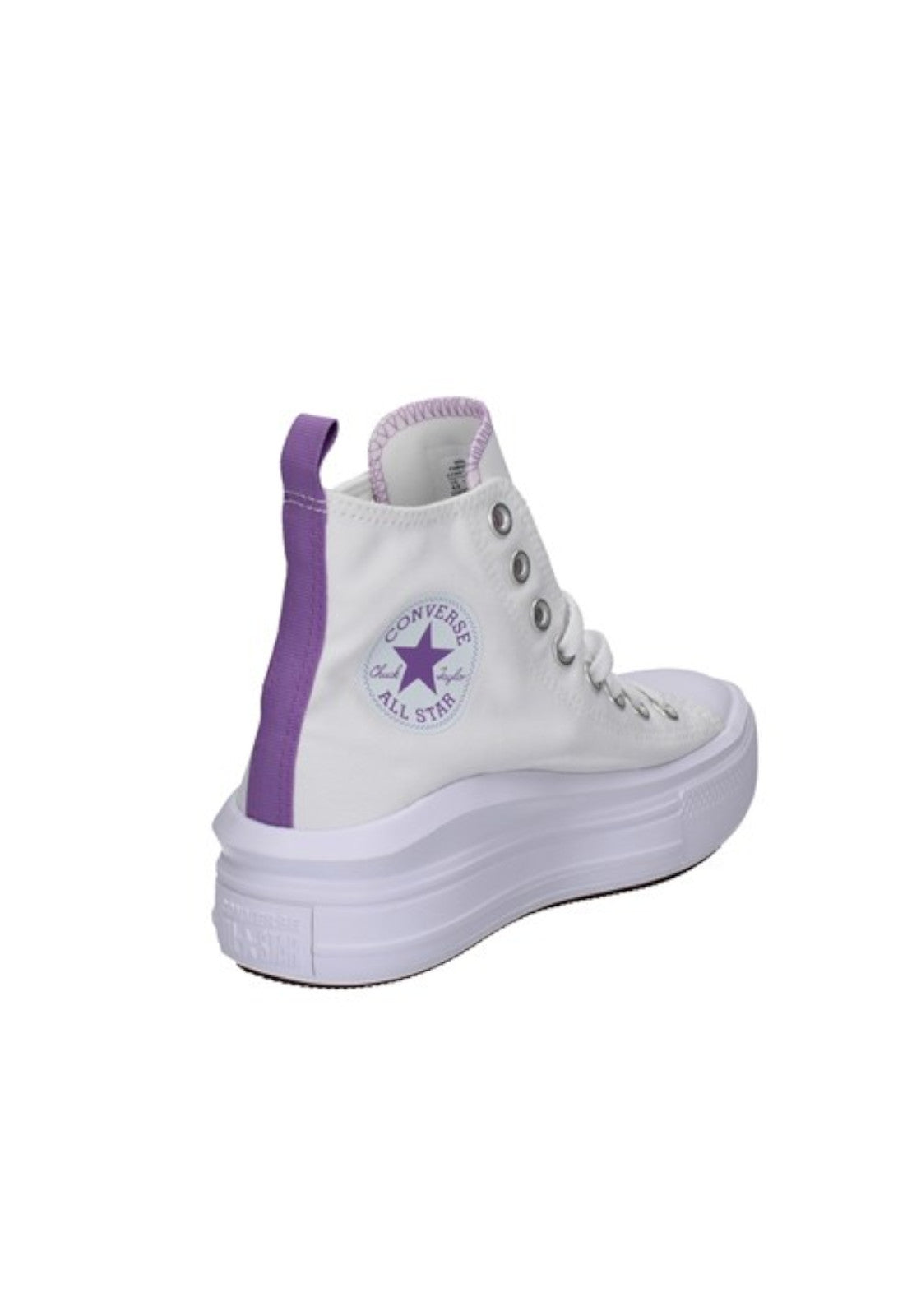 SCARPE Bianco/lilla Converse