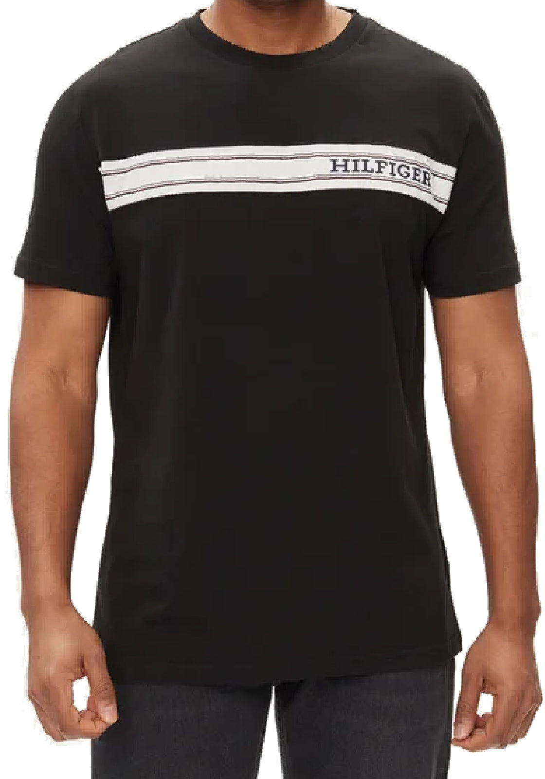 T-SHIRT E CANOTTE Nero/bianco Tommy Hilfiger