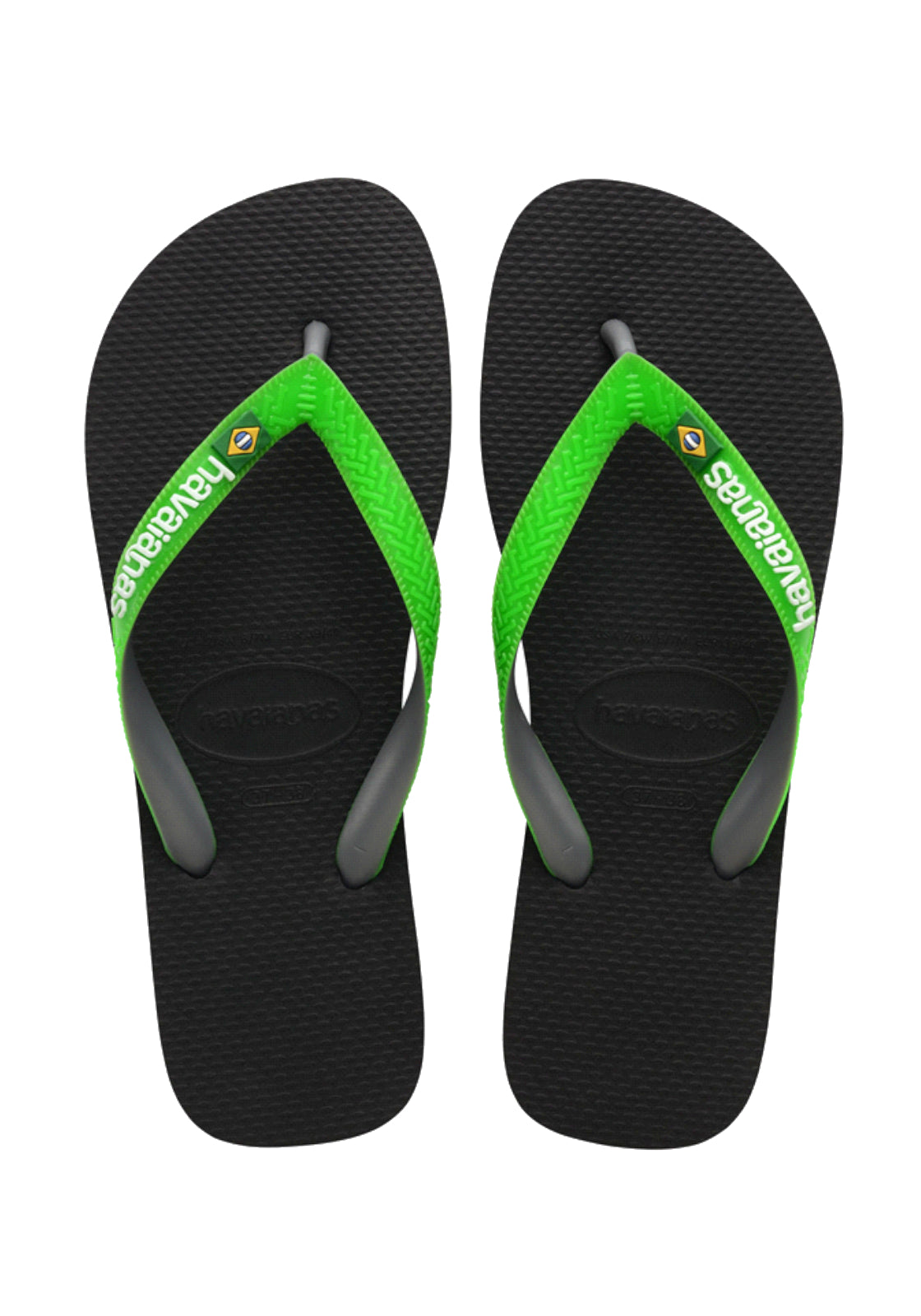 CIABATTE-INFRADITO Nero/verde Havaianas