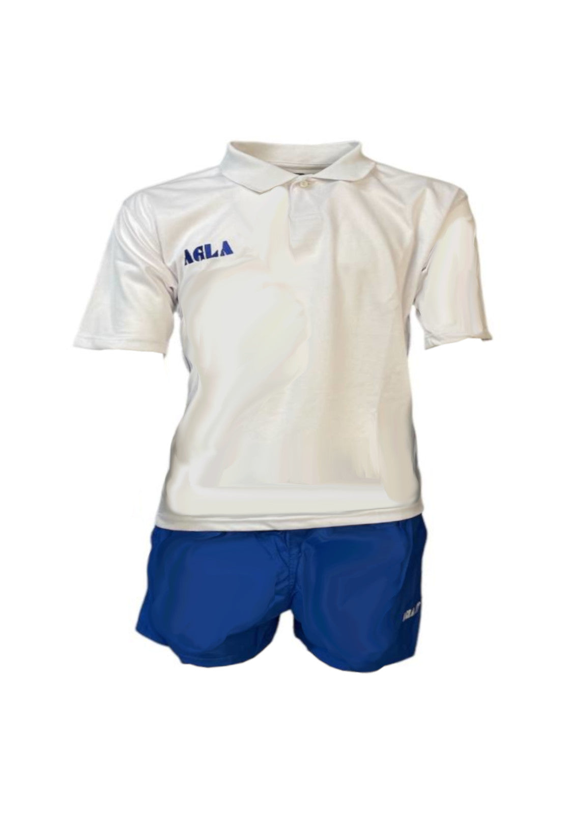 CALCIO Bianco/azzurro Agla